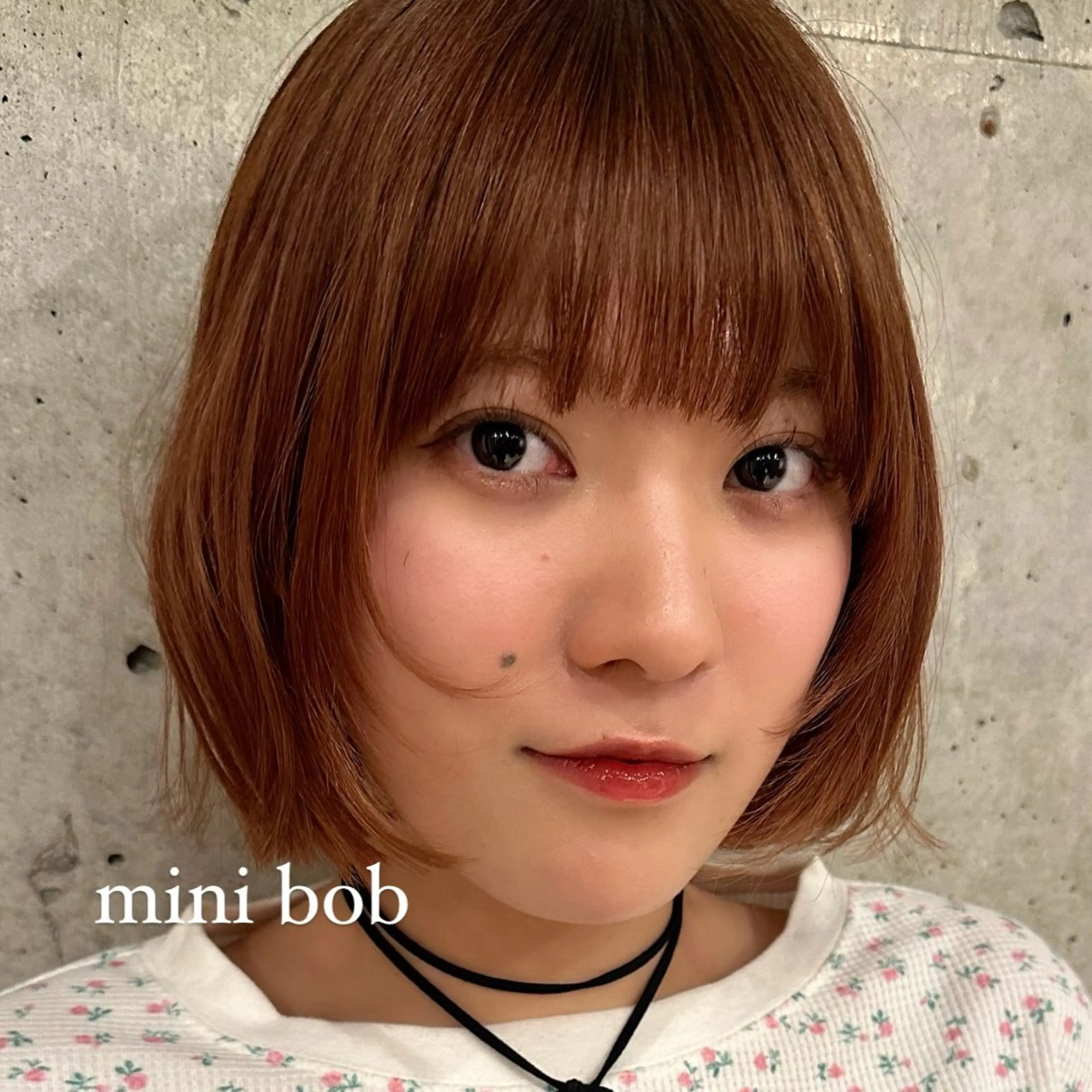 ショート ボブ ボブ/レイヤー/ニュ アンスパーマ/小夏のヘアスタイル