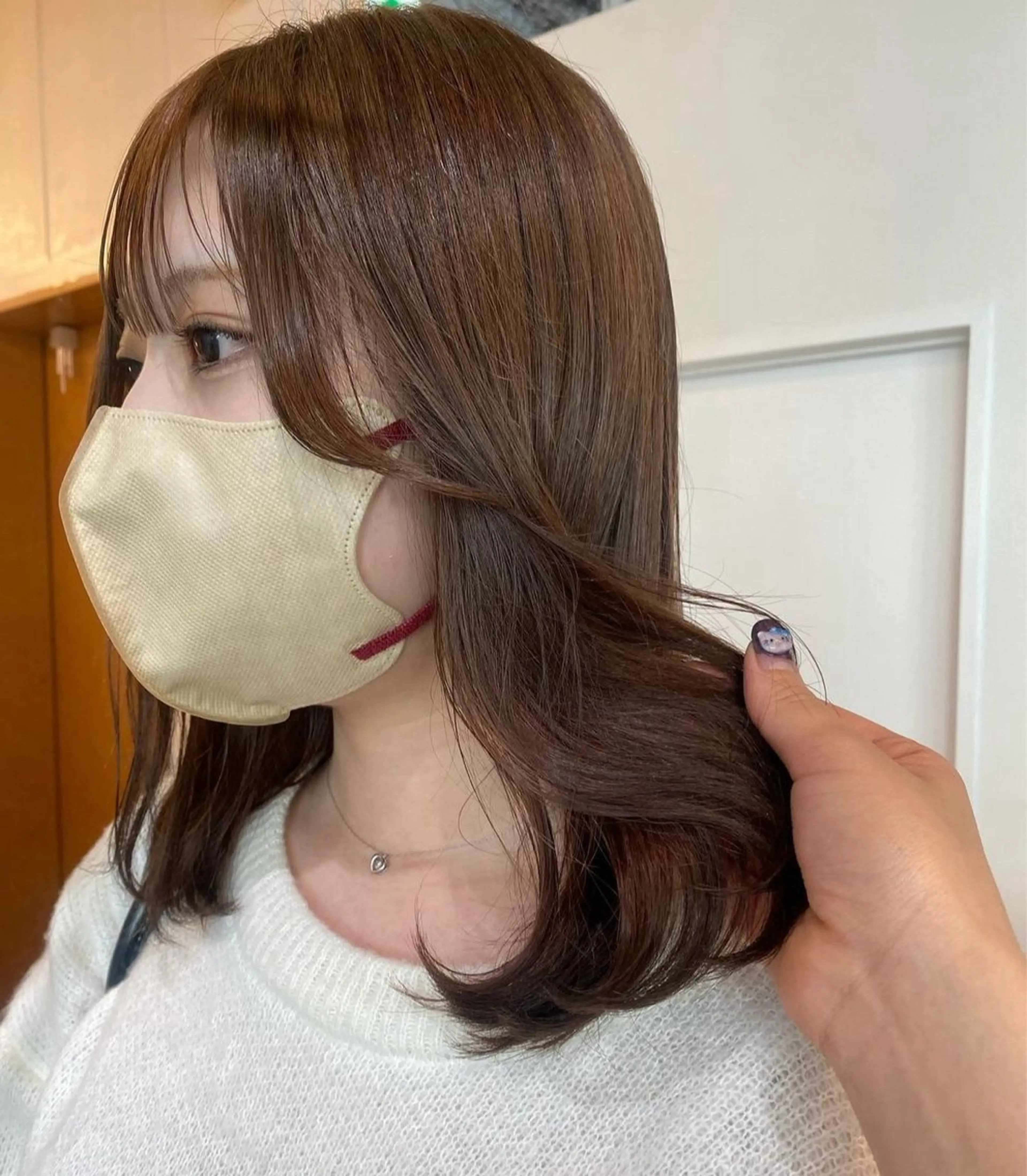 ミディアム カラー カット ヘアカラー tomu/天神大名/ 透明感カラー🐴のヘアスタイル