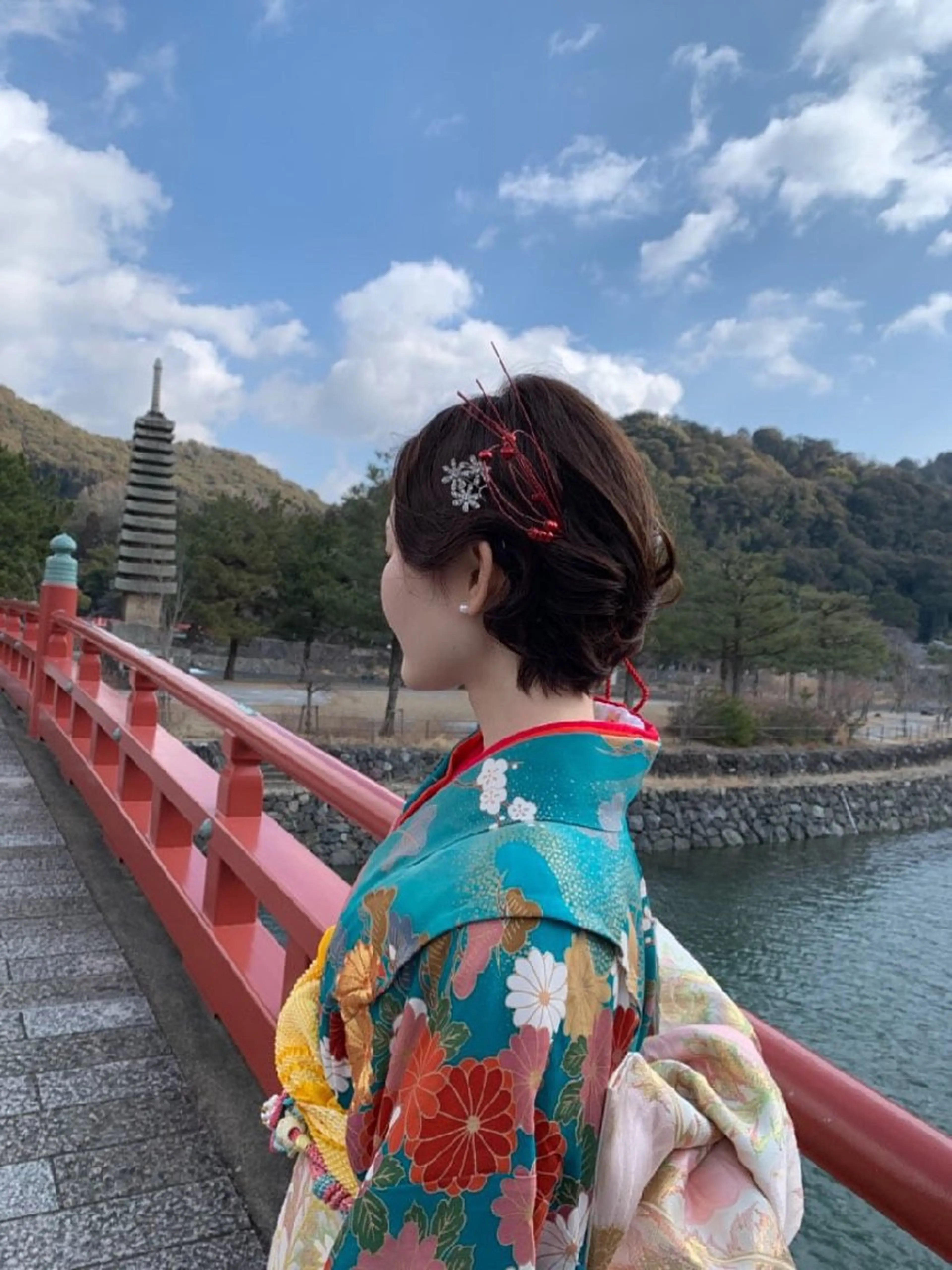 フィンガーウェーブ🌸着物女子に大人気🌸の写真