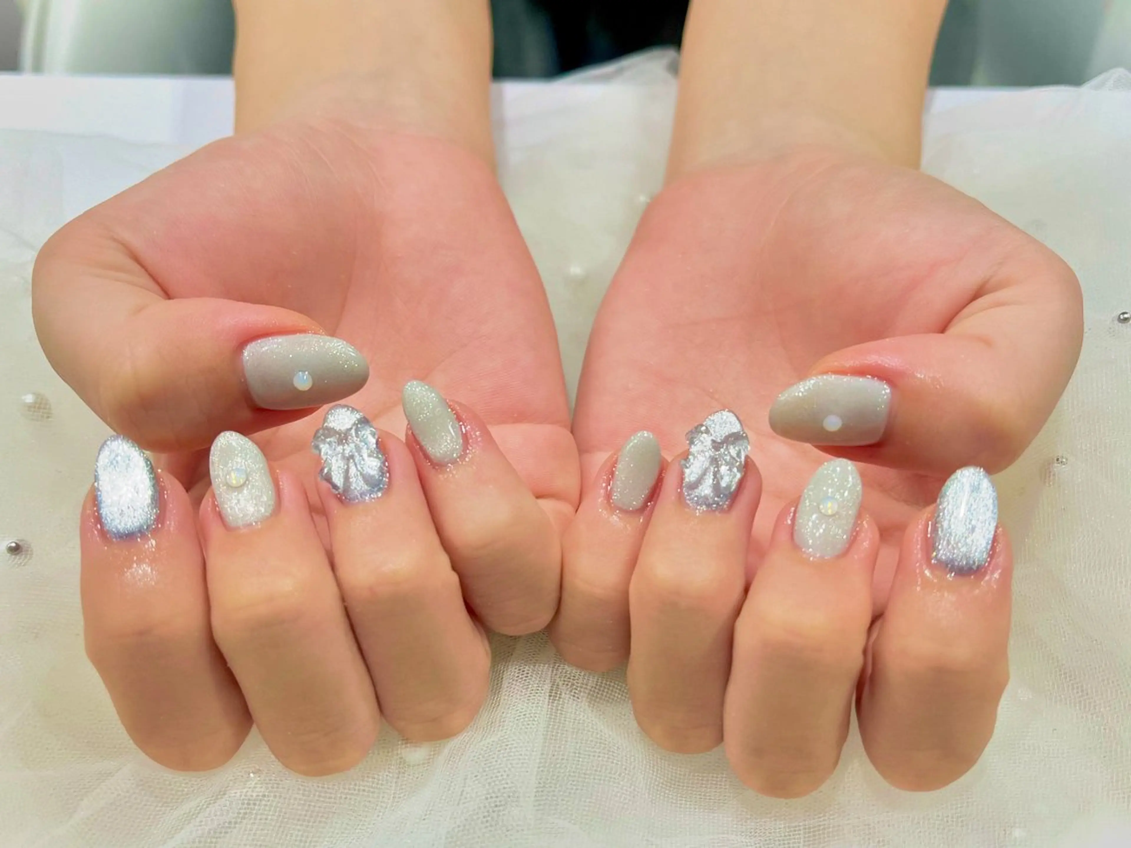 ネイル ブルー Nail salon Cielel⟡Ayaのネイルデザイン