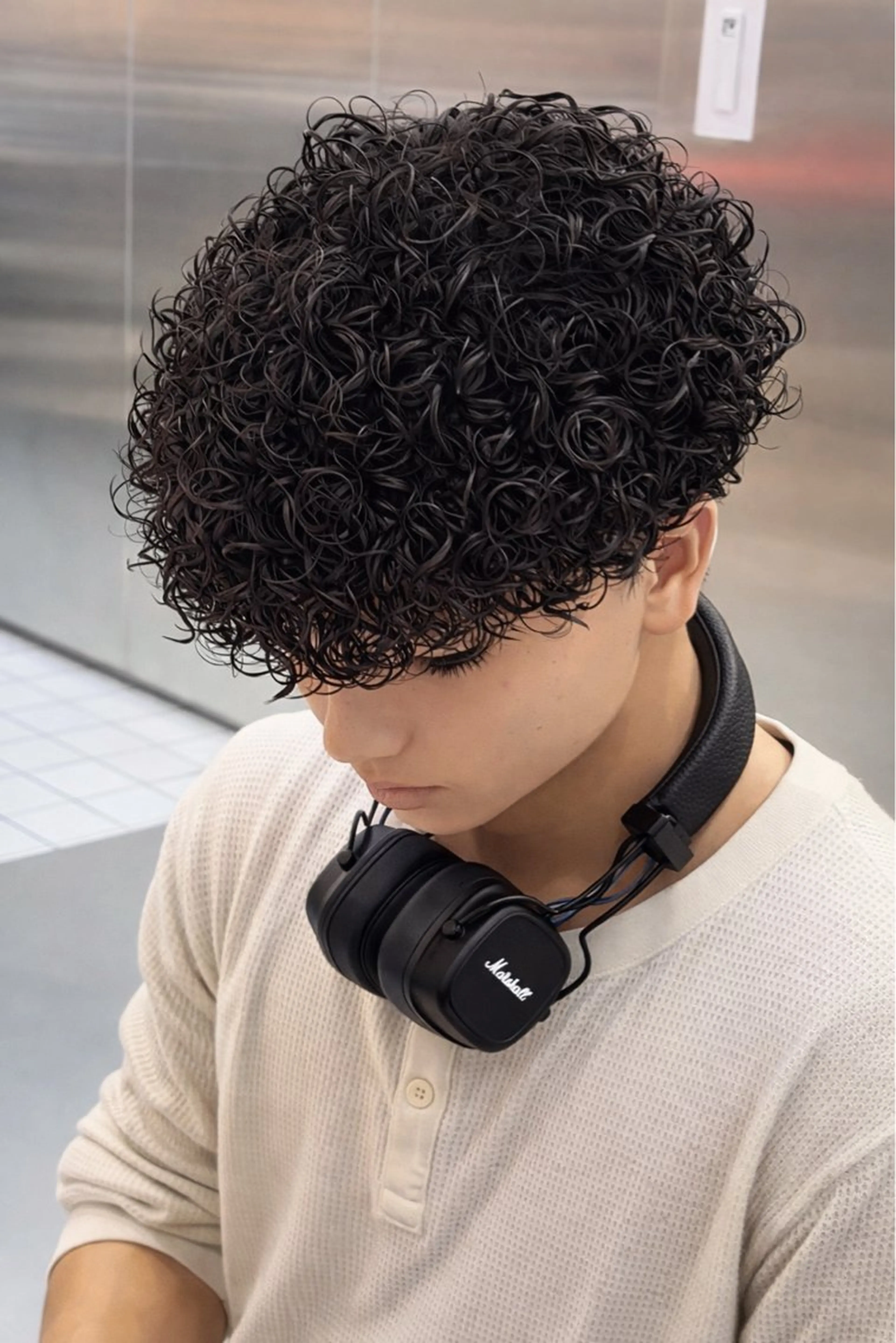 パーマ メンズ カット パーマ fifth 武正 琉生のヘアスタイル