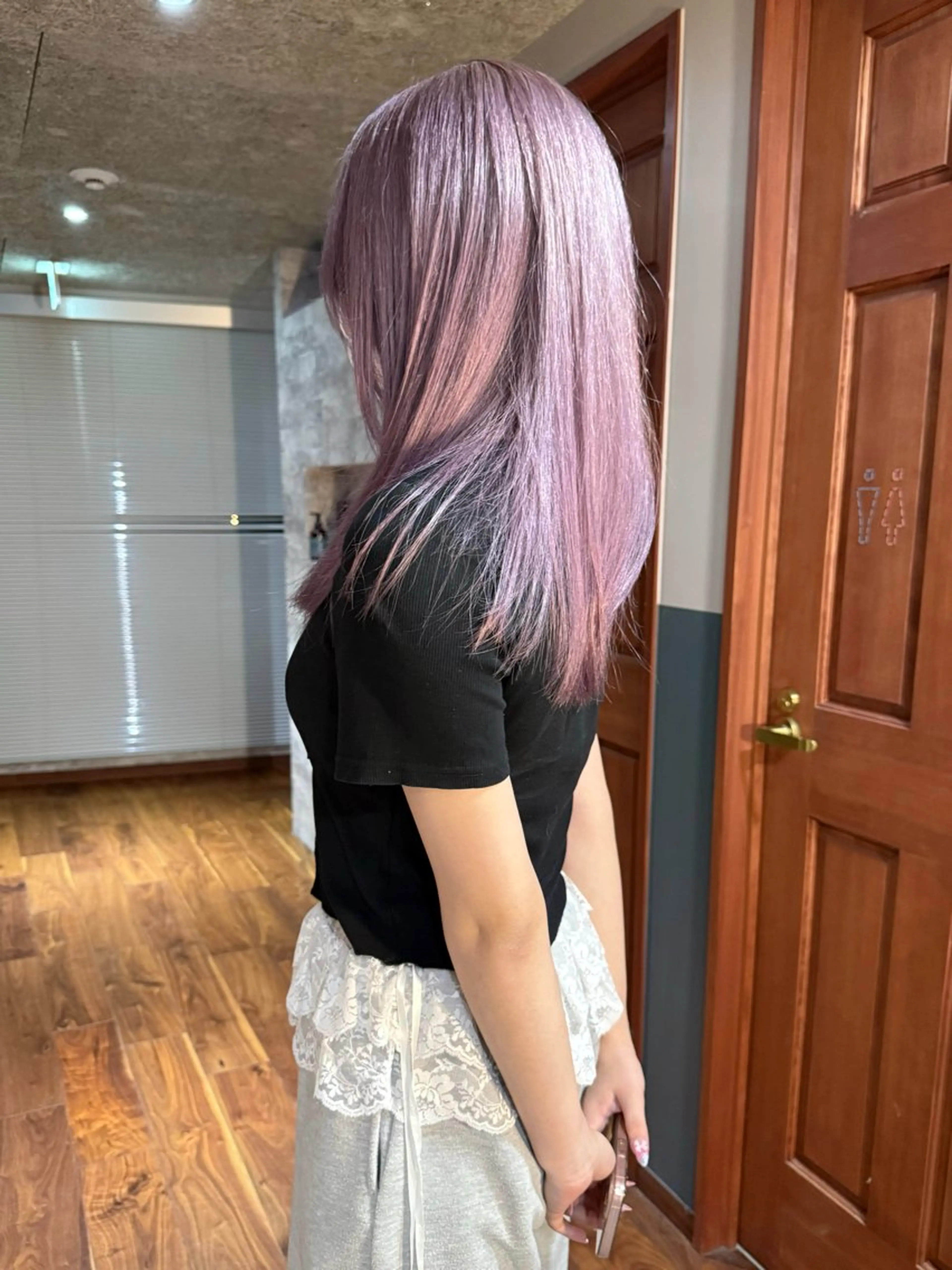 ミディアム カラー ハイトーンカラー カット ヘアカラー トリートメント mai / linoah˚✧のヘアスタイル