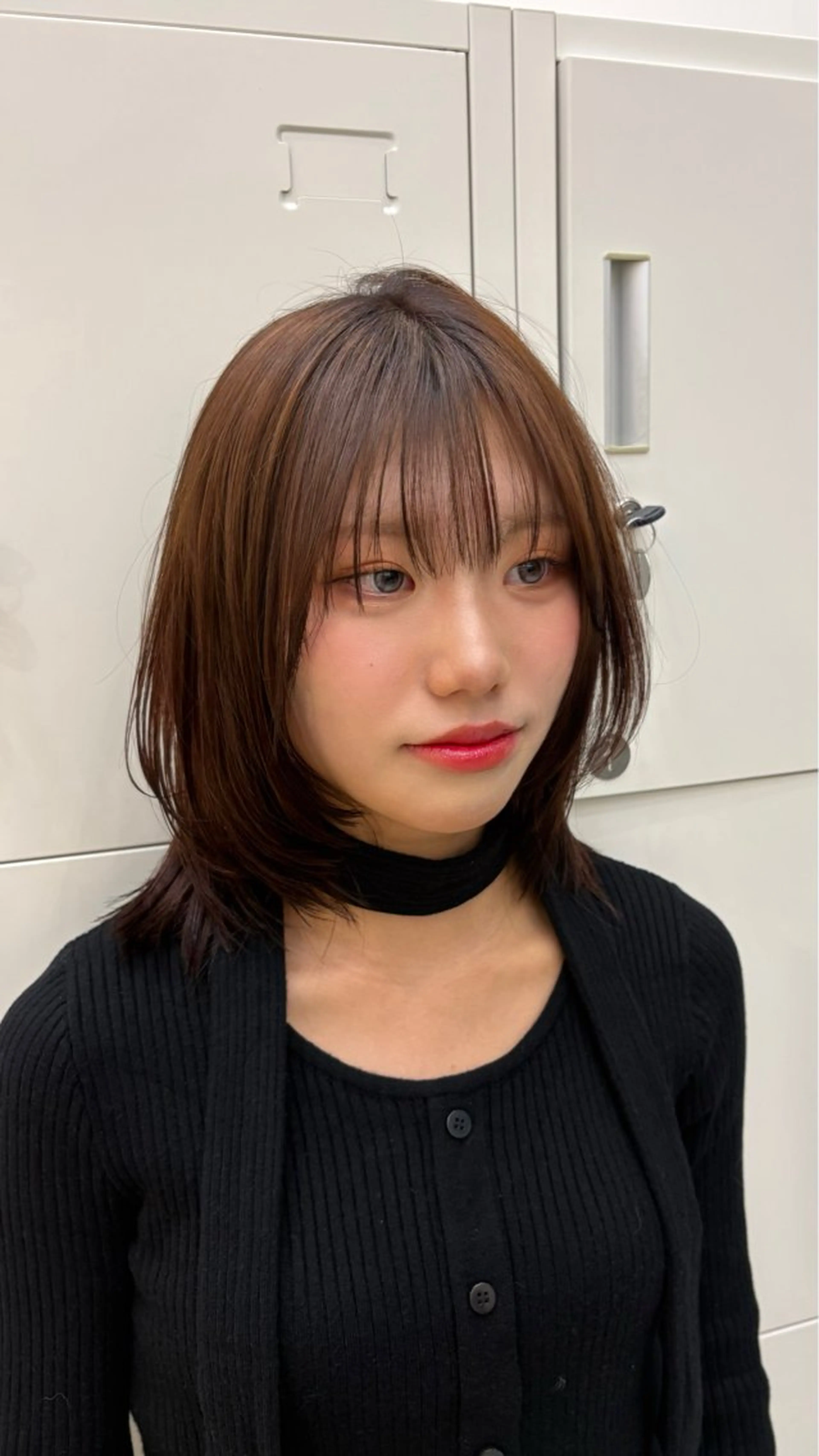 ミディアム 彦坂 柚羽のヘアスタイル