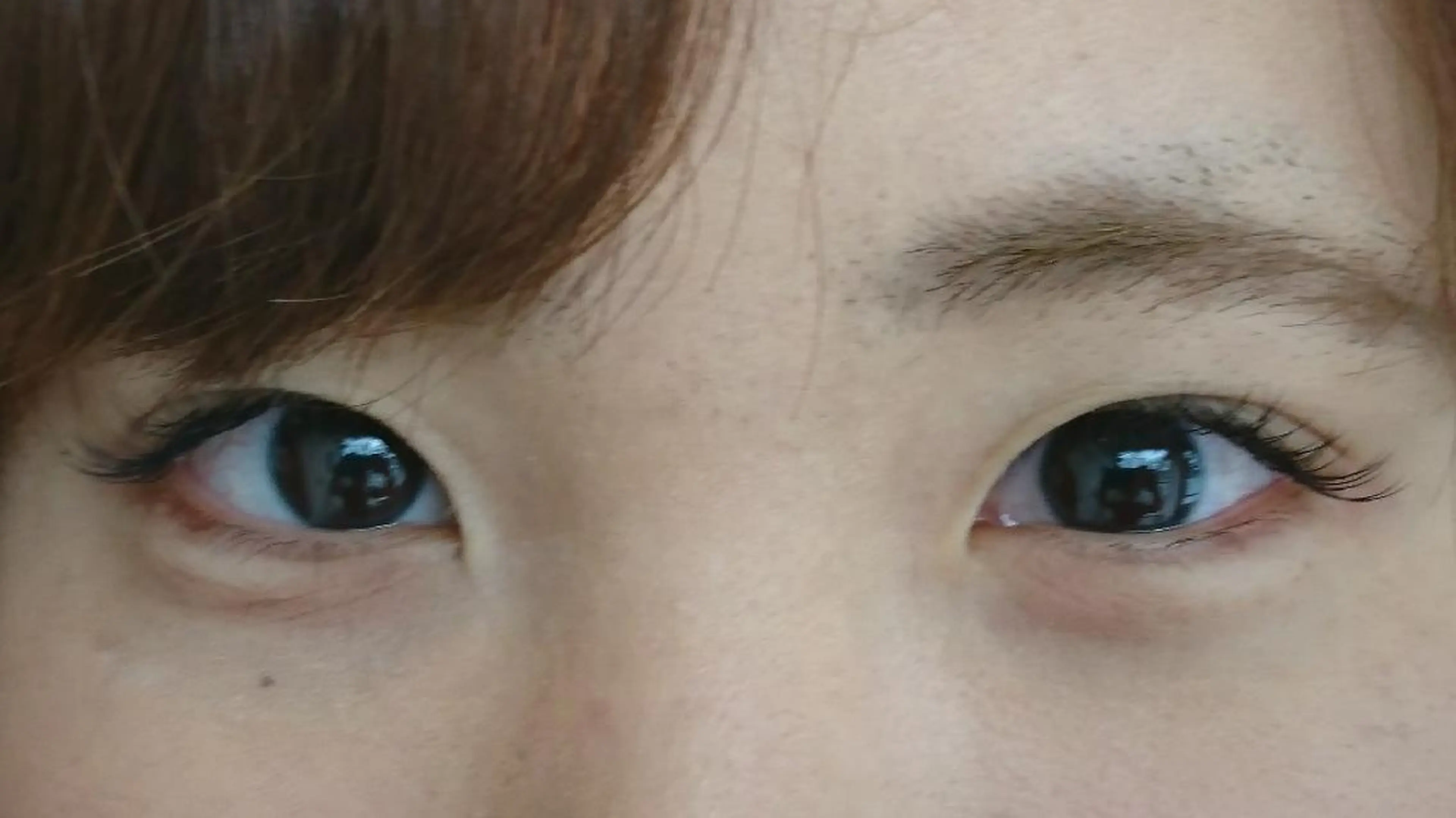 マツエク・マツパ 目尻長め ナチュラル blossom🌺 井比のマツエク・マツパデザイン