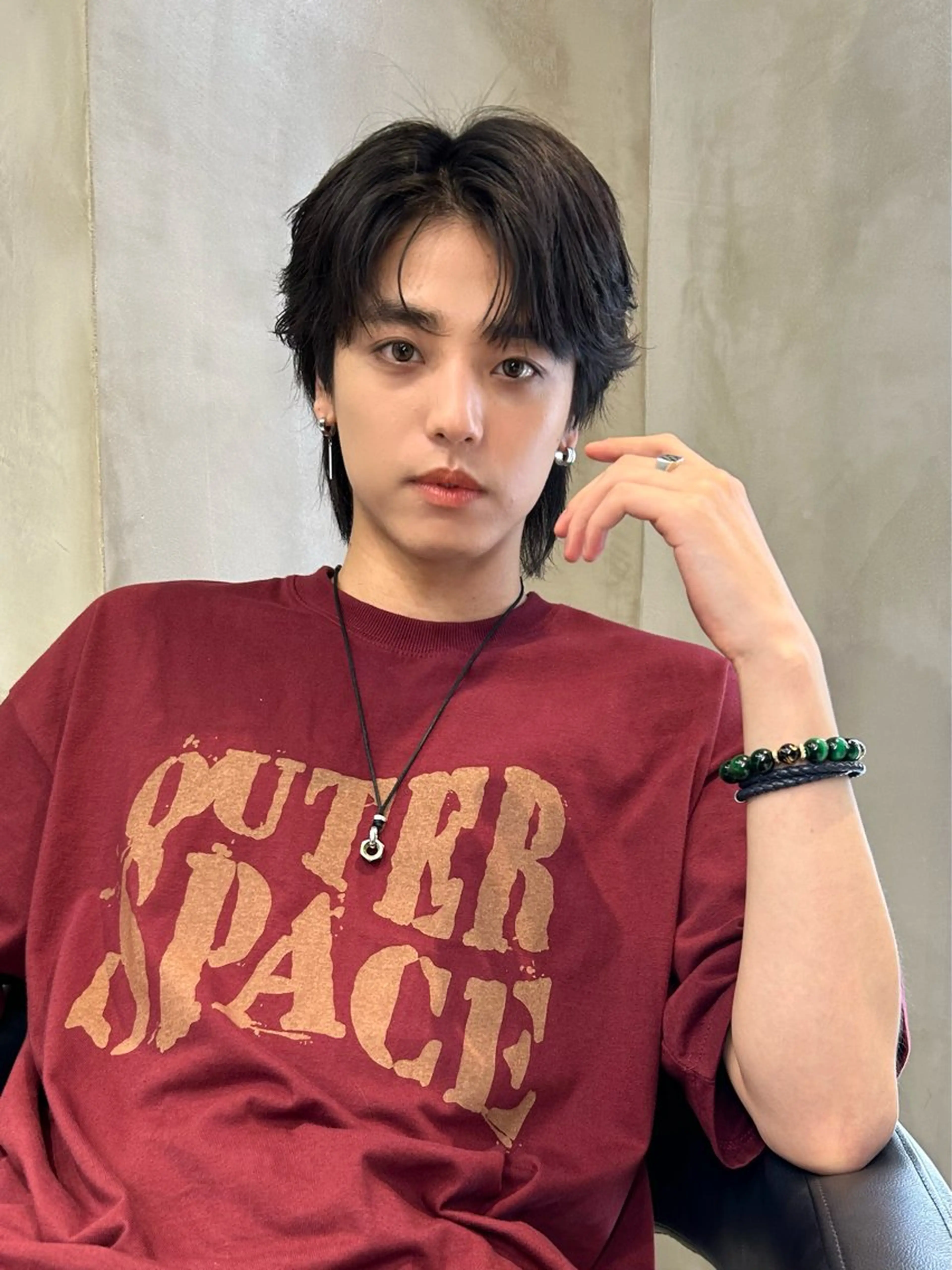 ショート パーマ メンズ カット パーマ 岡田大志🇰🇷 中/韓メンズヘアのヘアスタイル