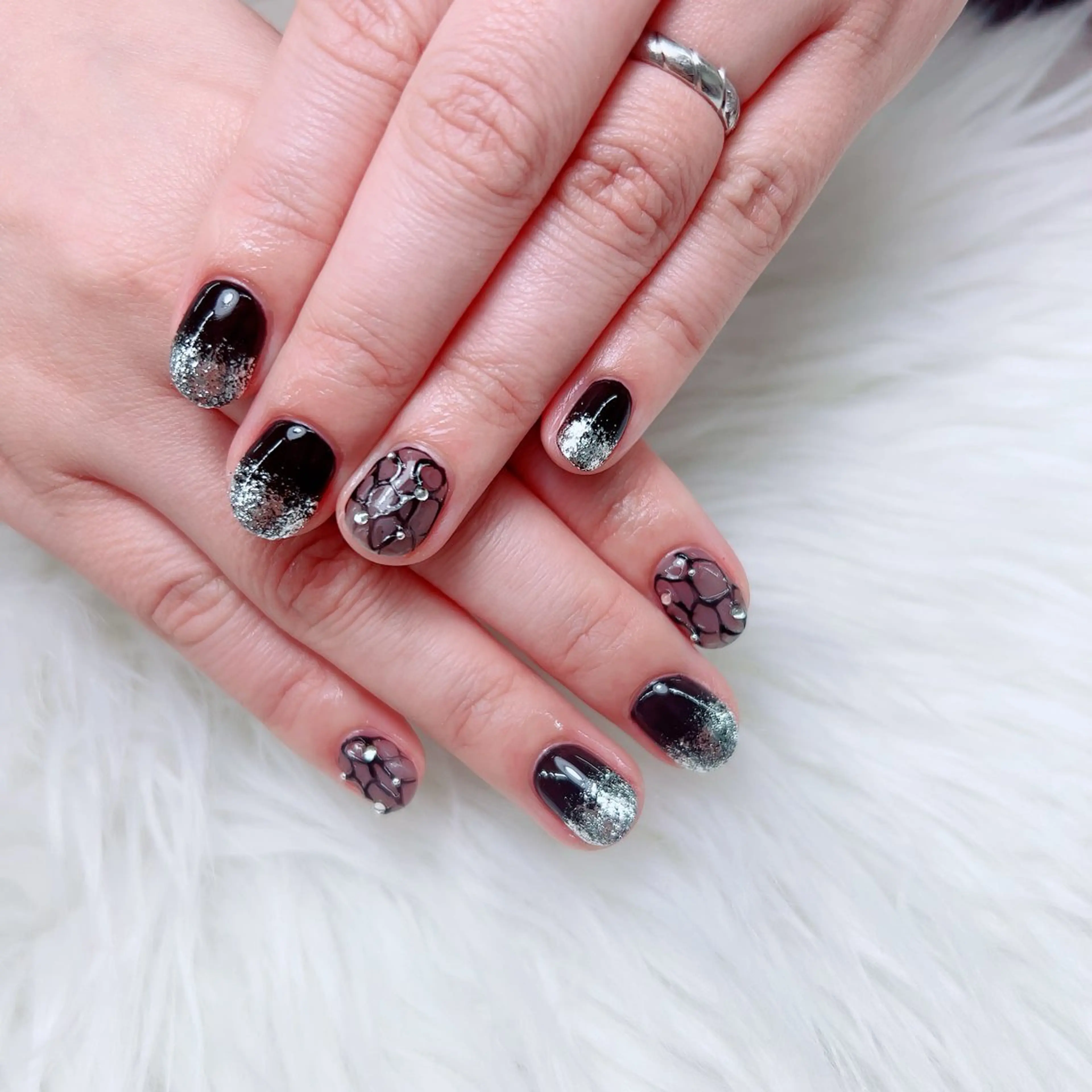 ショート ハンドネイル artnailgallery所属・gallery Yumiのネイルデザイン