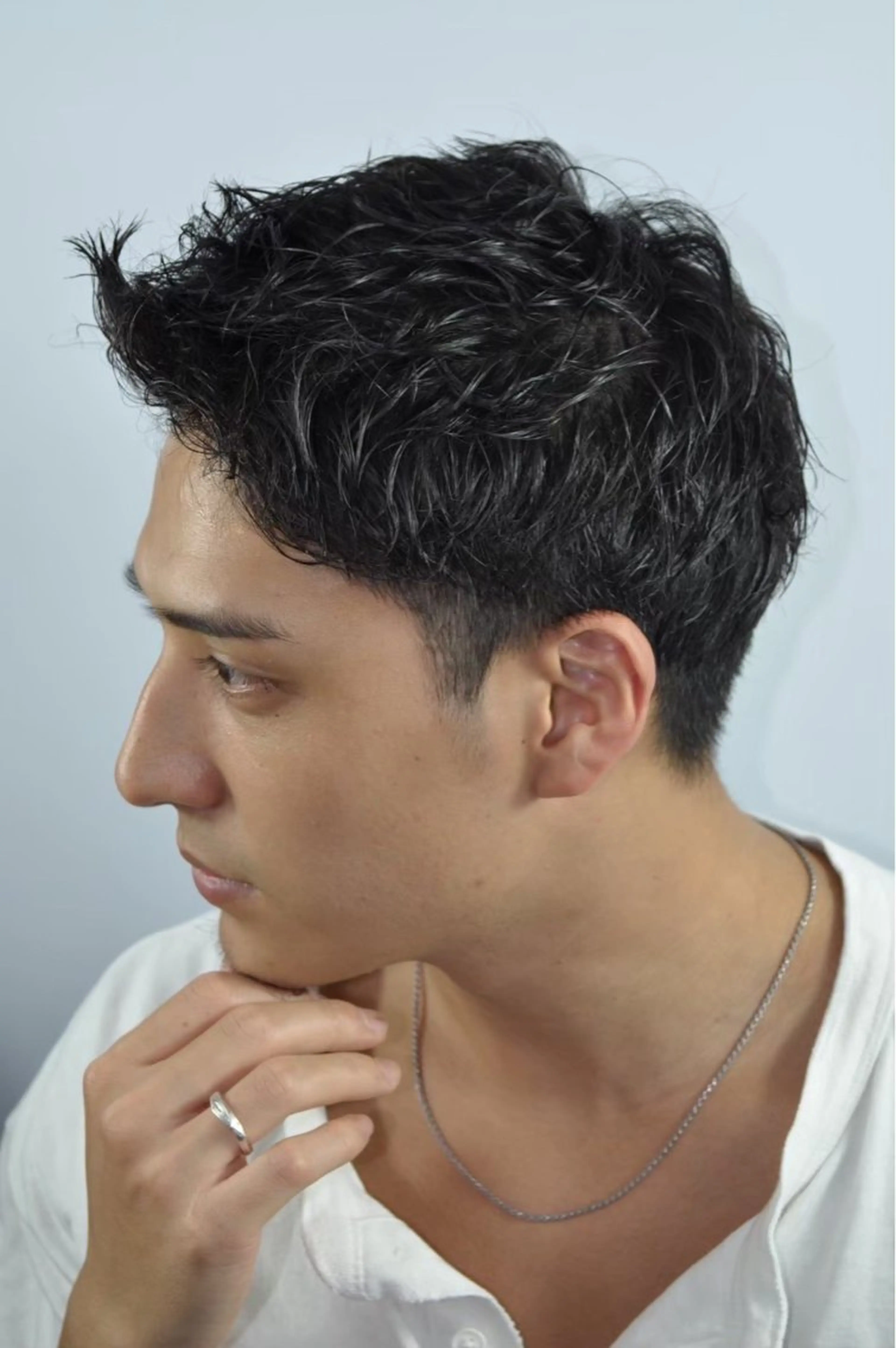 ショート ヒロ銀座プレミアムバーバーパレスホテル東京店所属・鈴木 晴人のヘアスタイル