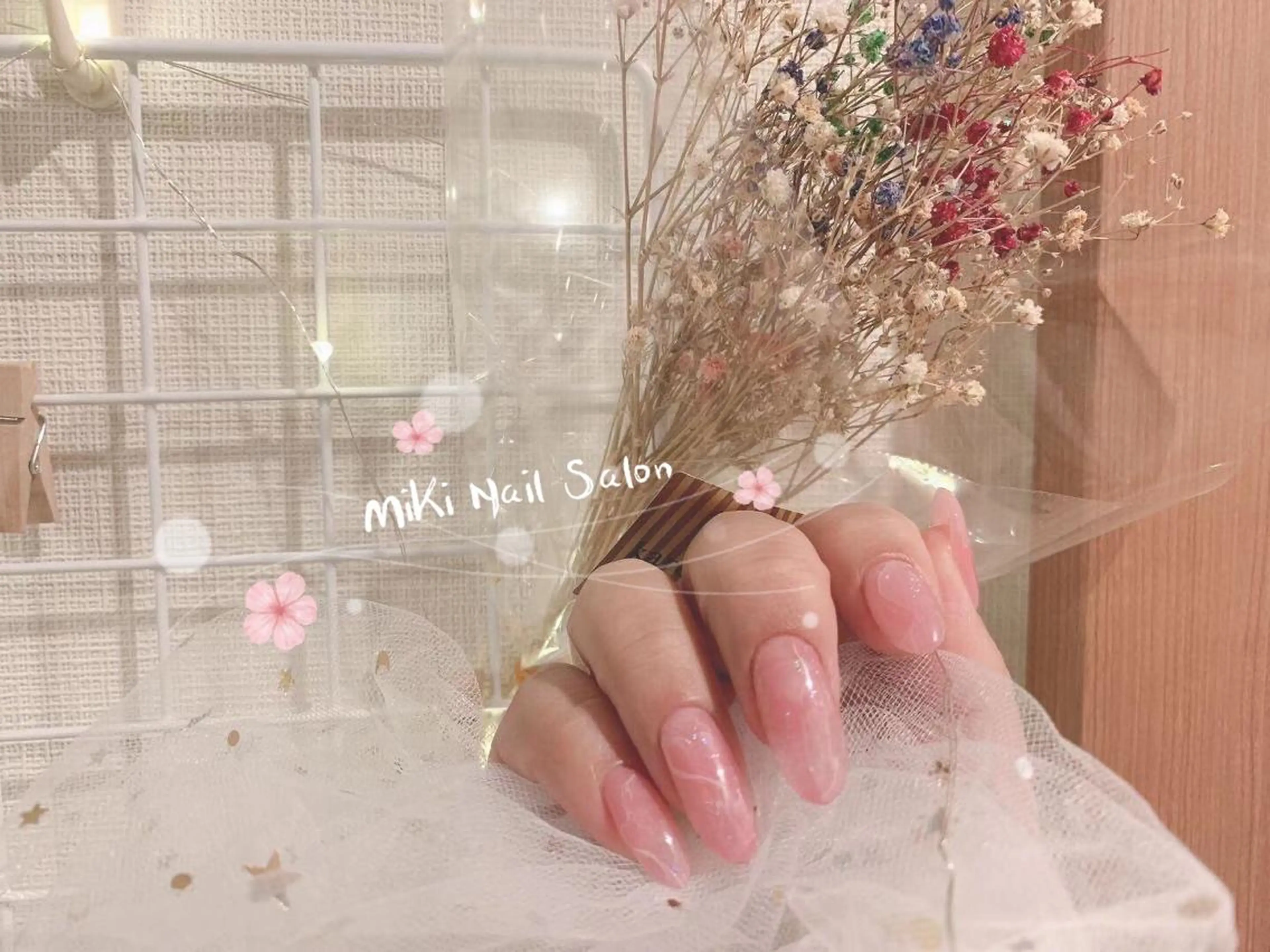 ネイル MiKi Nai池袋 長さだし得意のネイルデザイン