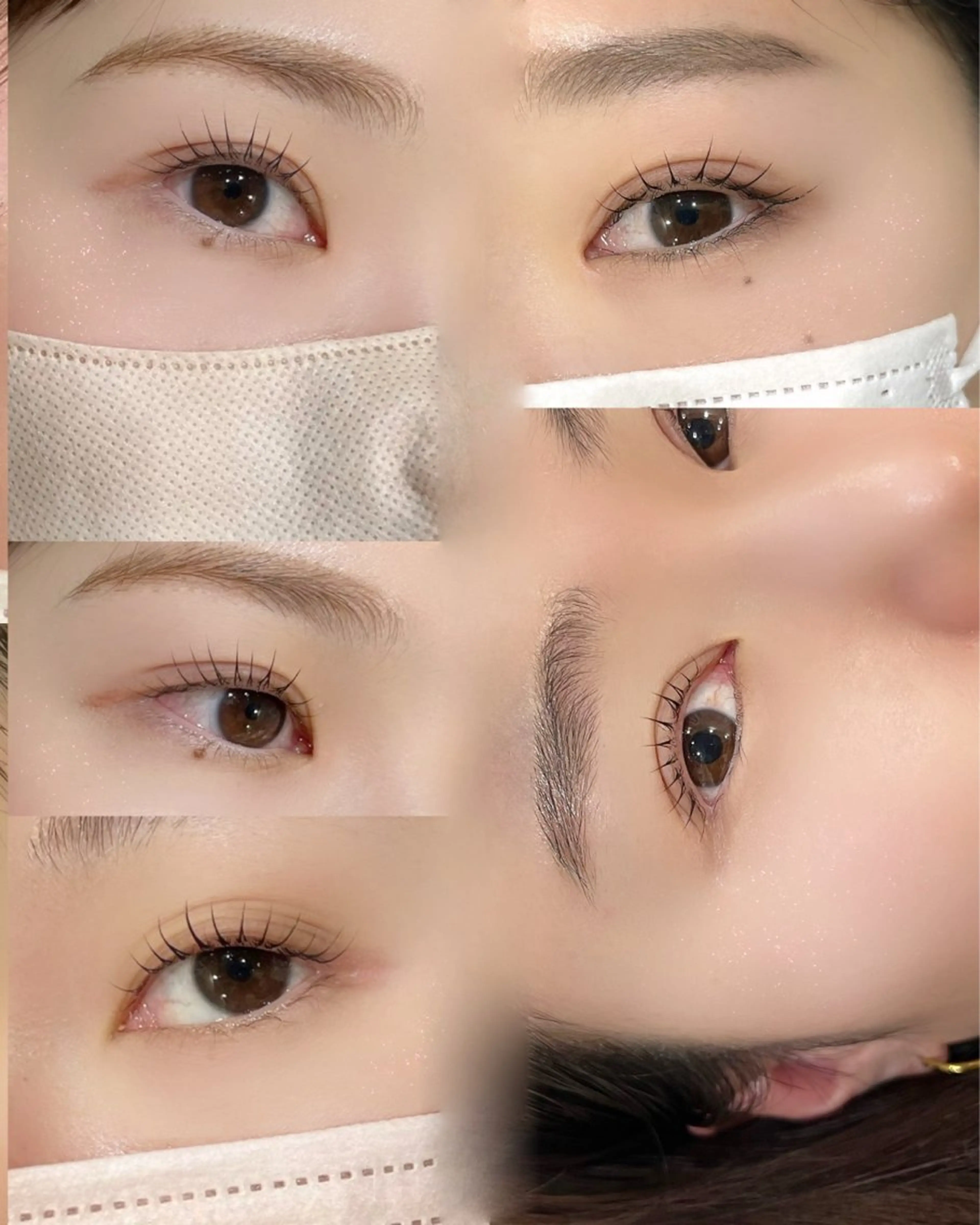 大人気🌈目尻デザインカール𓂃 セラムラッシュリフト(上まつげ)黒目上立ち上げネコ目orタレ目👀コーティング美容液込の写真