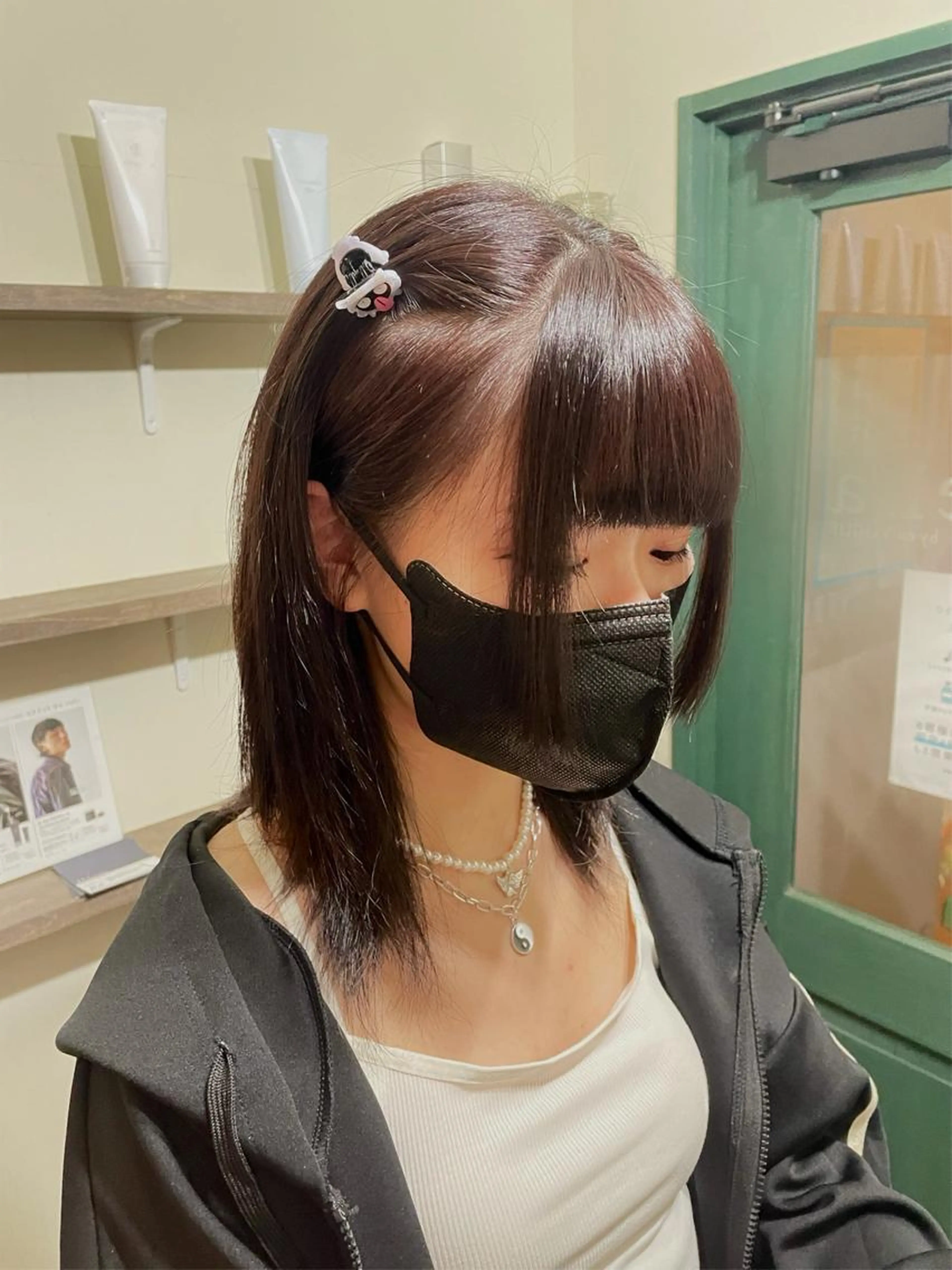 前髪カット＋ワンカラー💫の写真