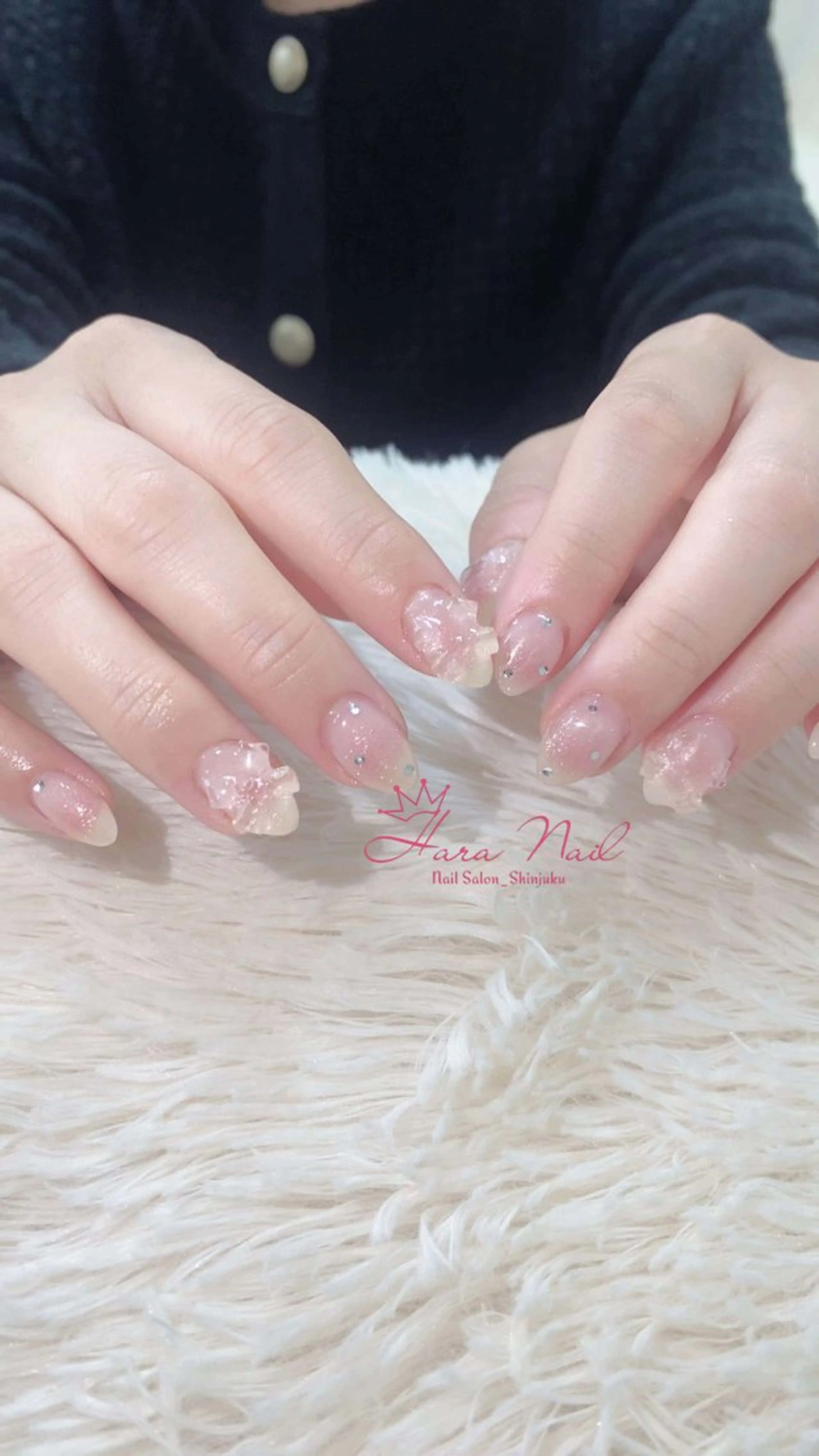 ネイル ハンドネイル ハンドケア Hara Nail 【パラジェル使用】のネイルデザイン