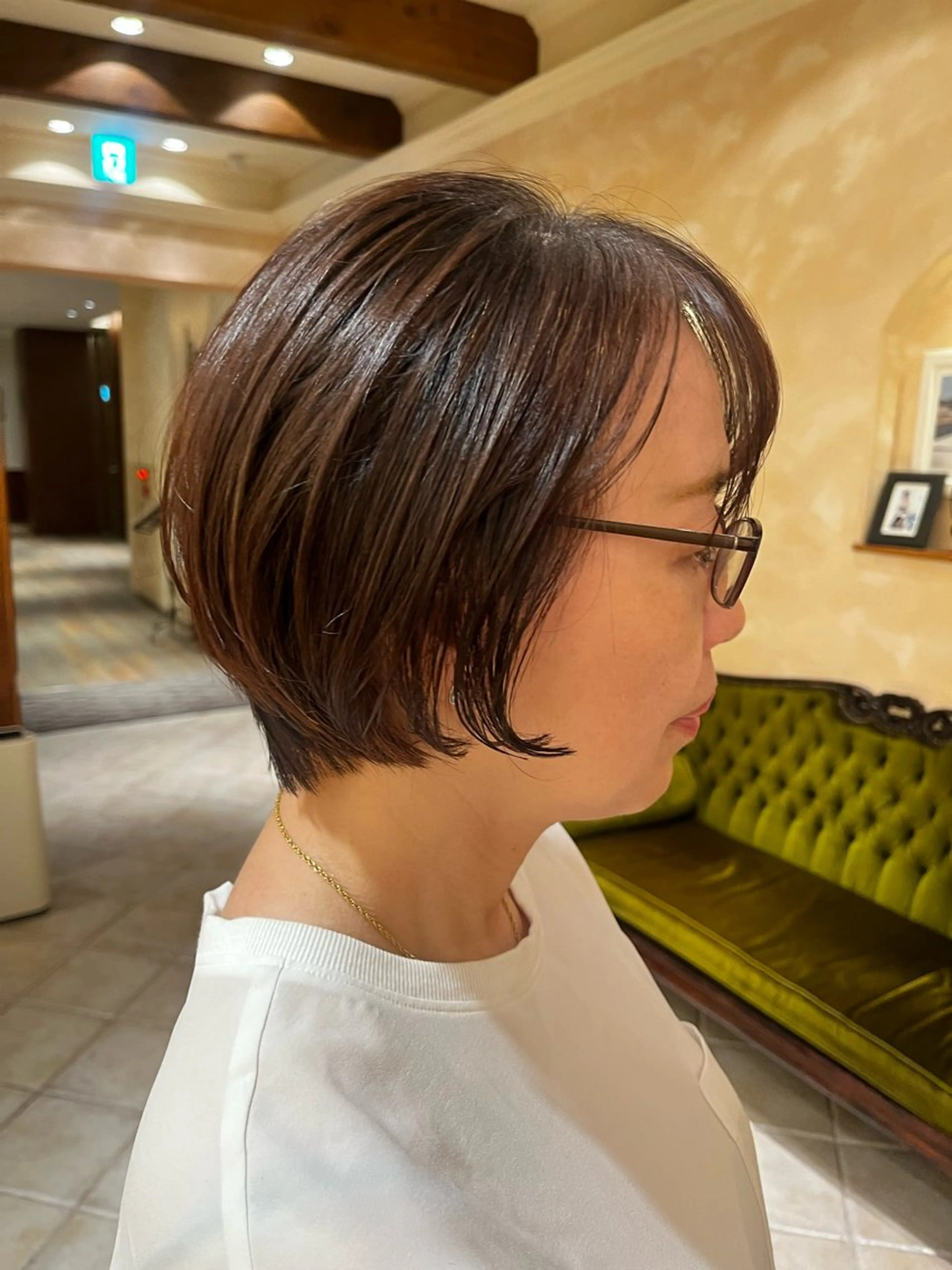 ショート 田内 満里奈のヘアスタイル