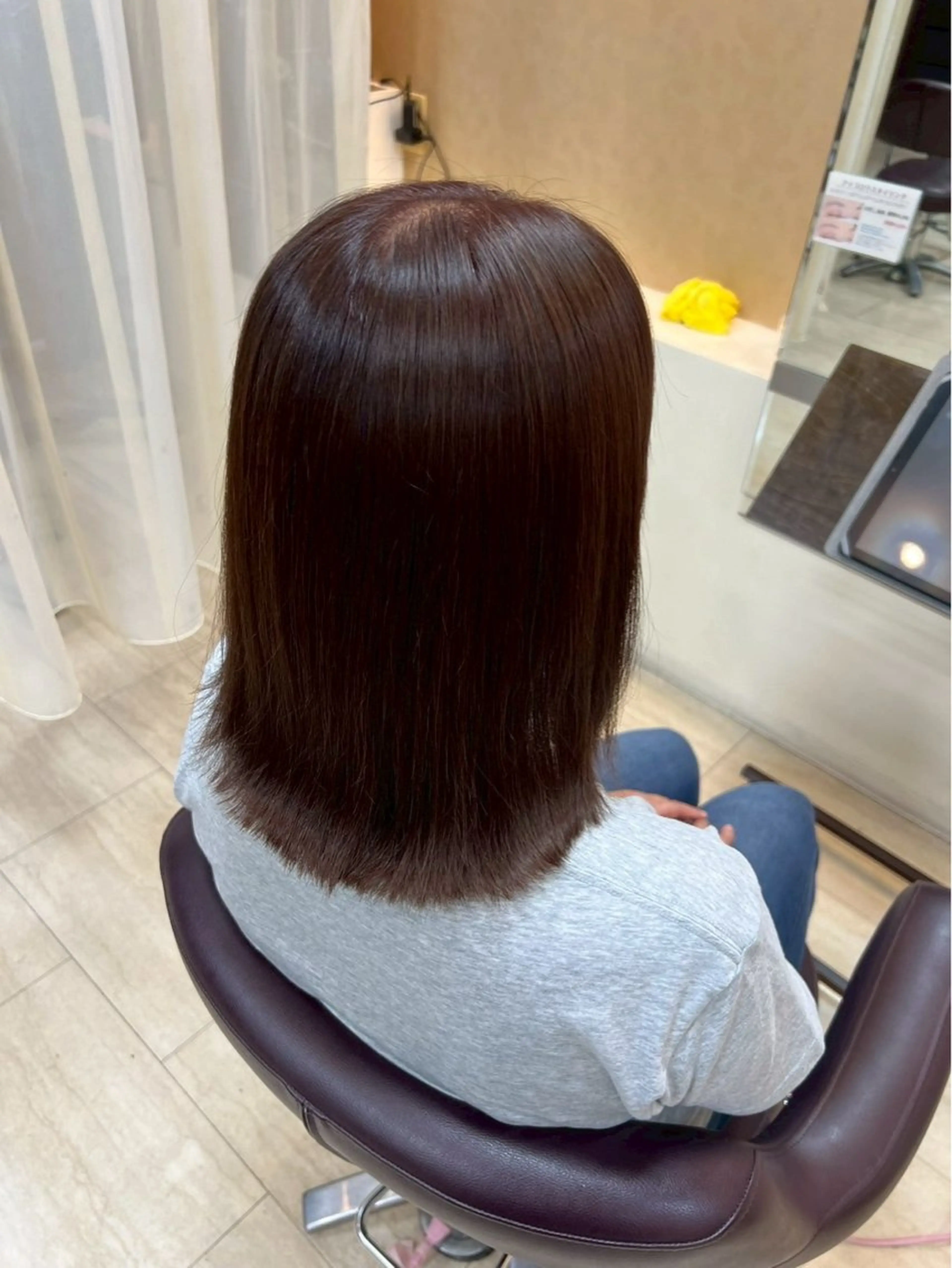 ミディアム 東田 篤希のヘアスタイル