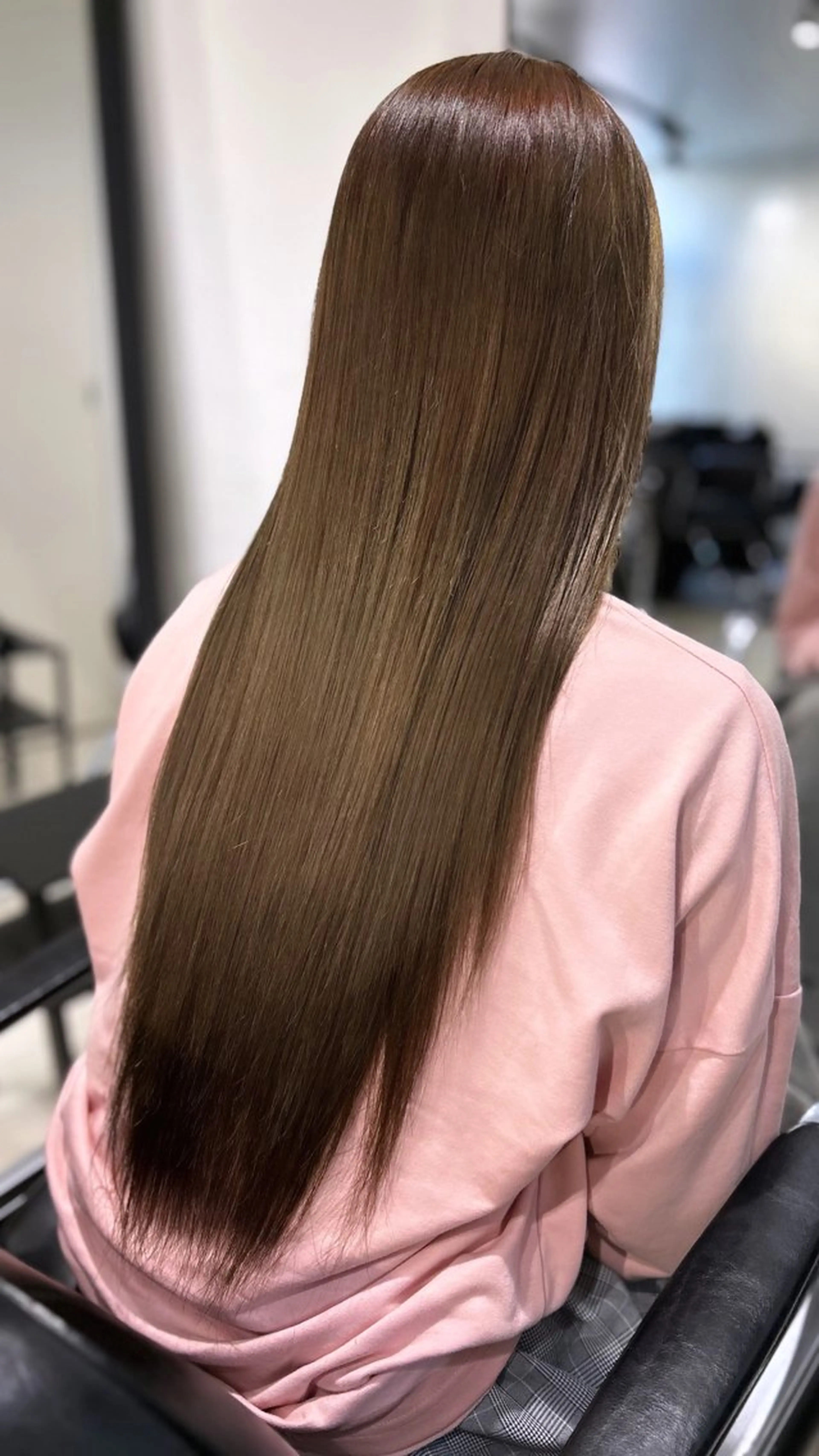 ロング カラー ヘアカラー トリートメント レイヤー/グレージュ 赤み消し/コウスケのヘアスタイル