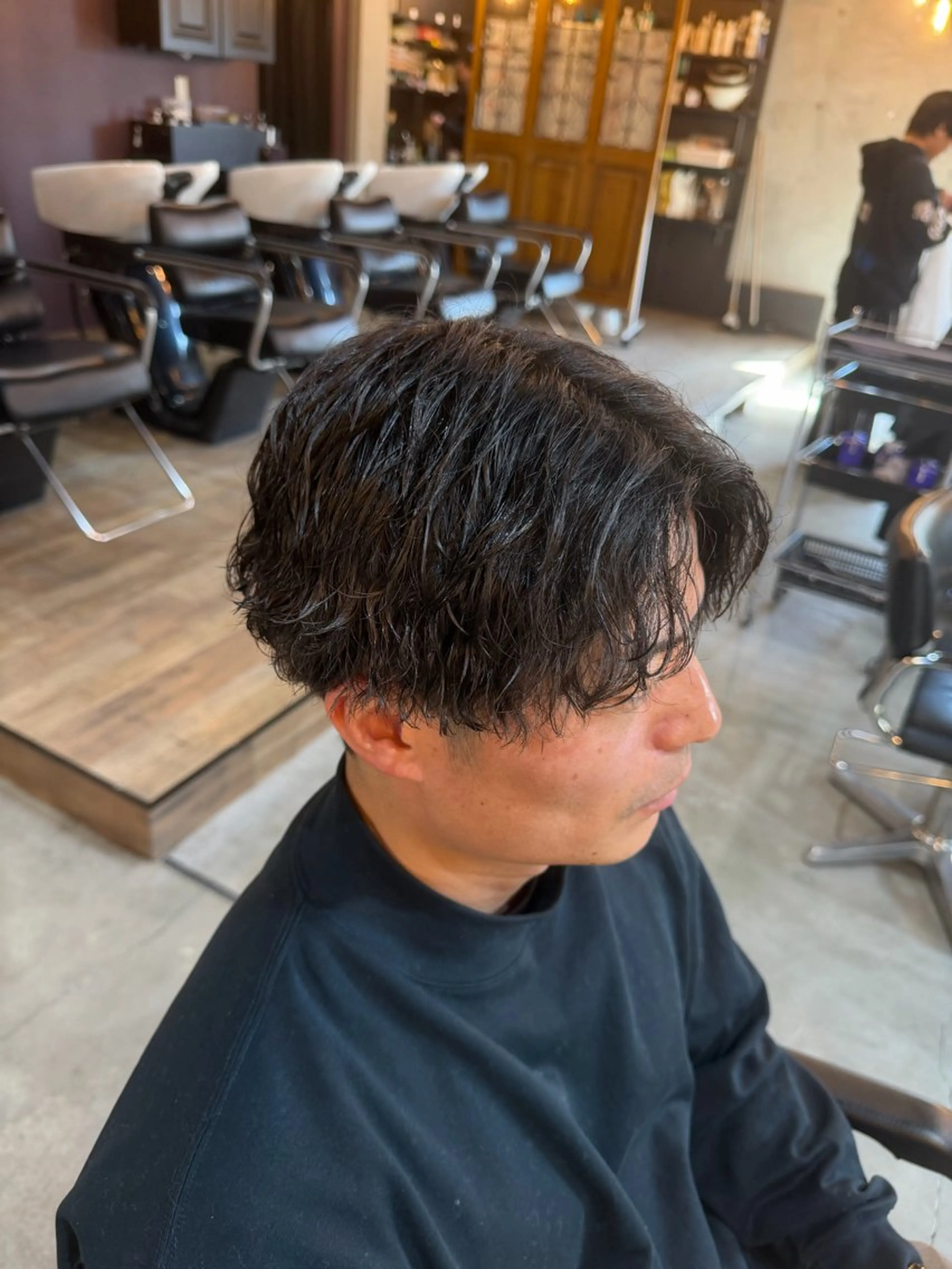 パーマ メンズ カット パーマ メンズ特化/ショート /ツイスパ/結希のヘアスタイル