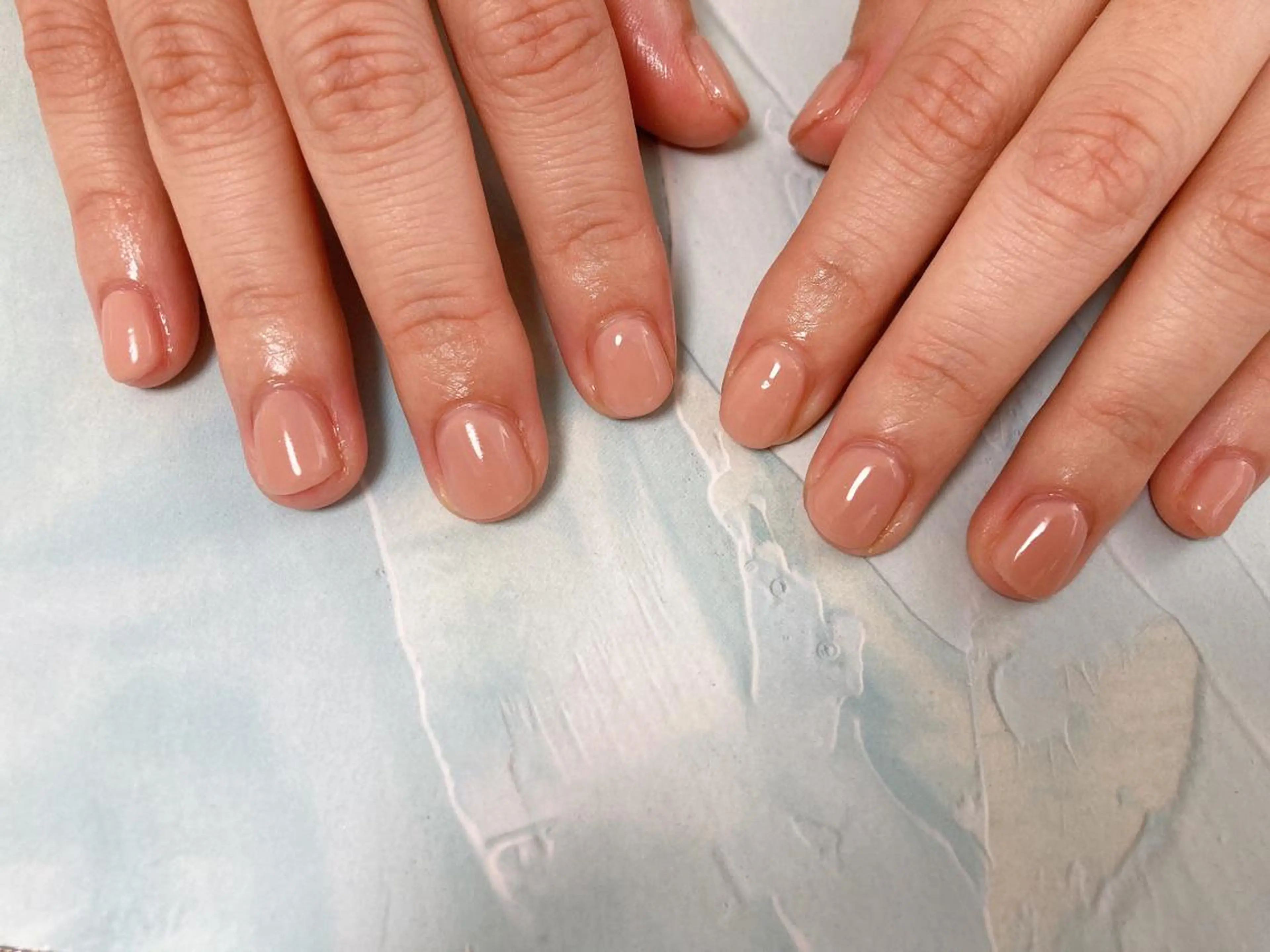 ネイル ピンク ハンドネイル Mogu nail 二子玉川のネイルデザイン