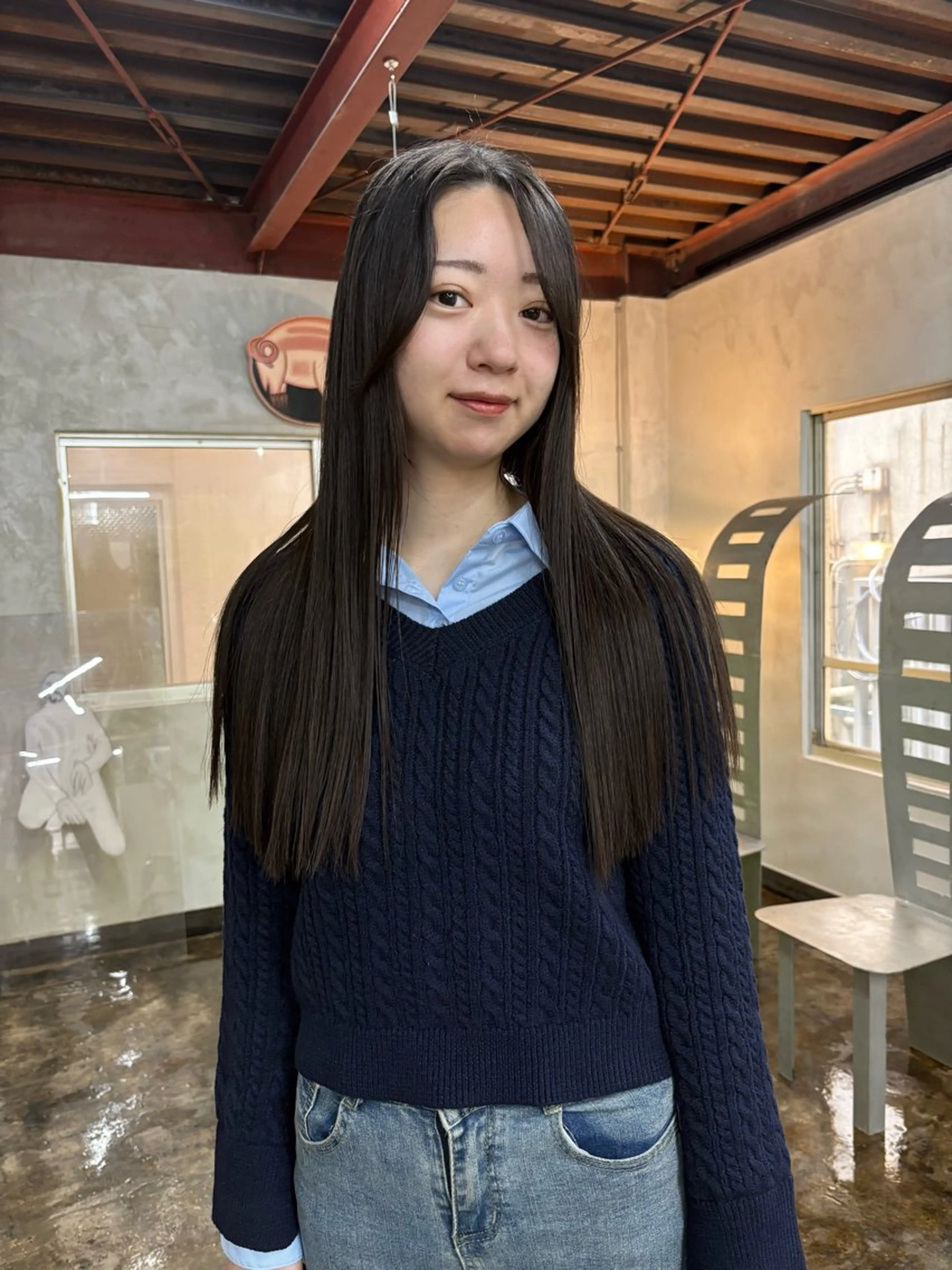 ロング ロング カット cupra所属・カワクボ ソラのヘアスタイル