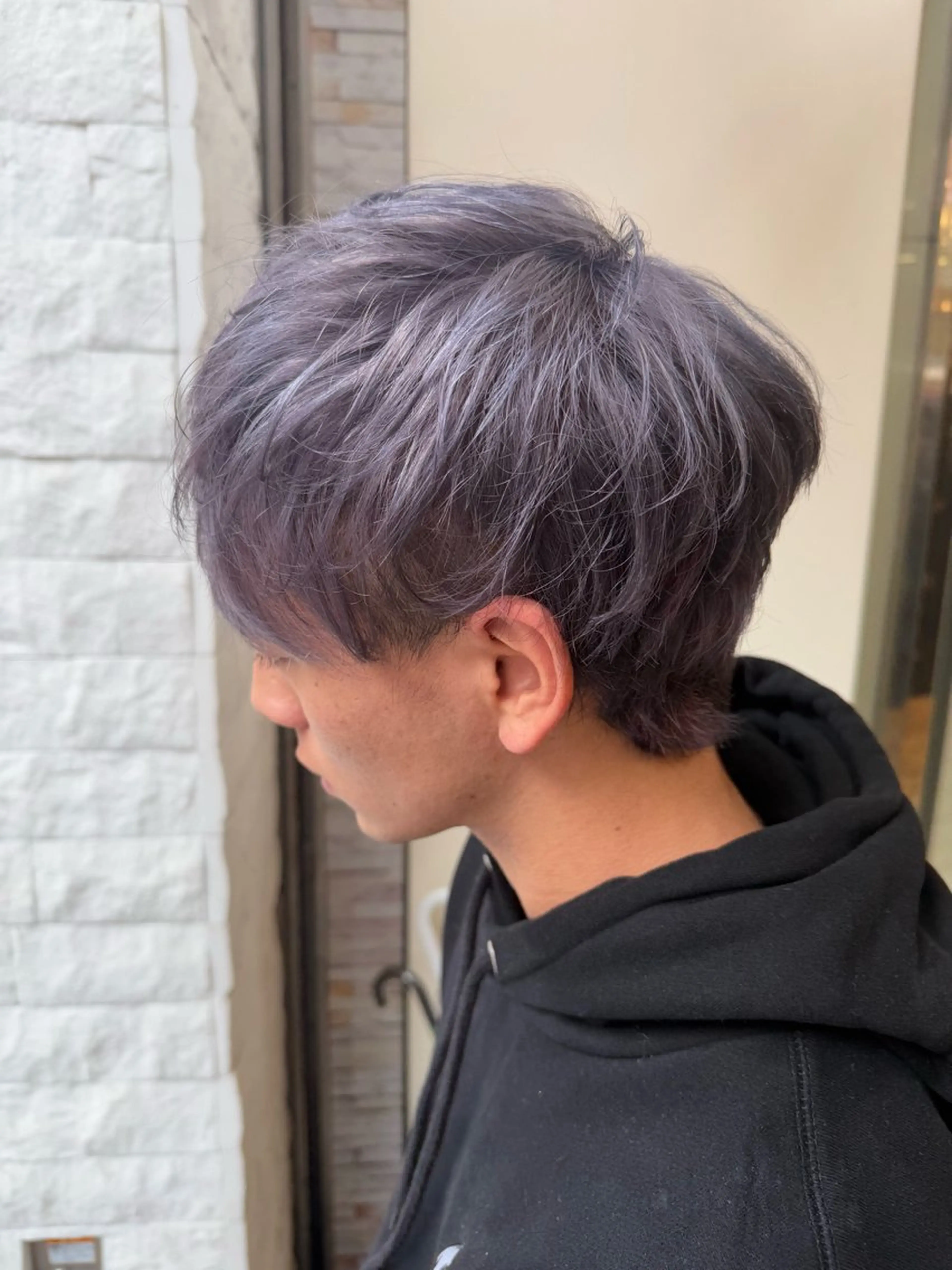 カラー メンズ ヘアカラー トリートメント EARTH 山﨑龍馬のヘアスタイル