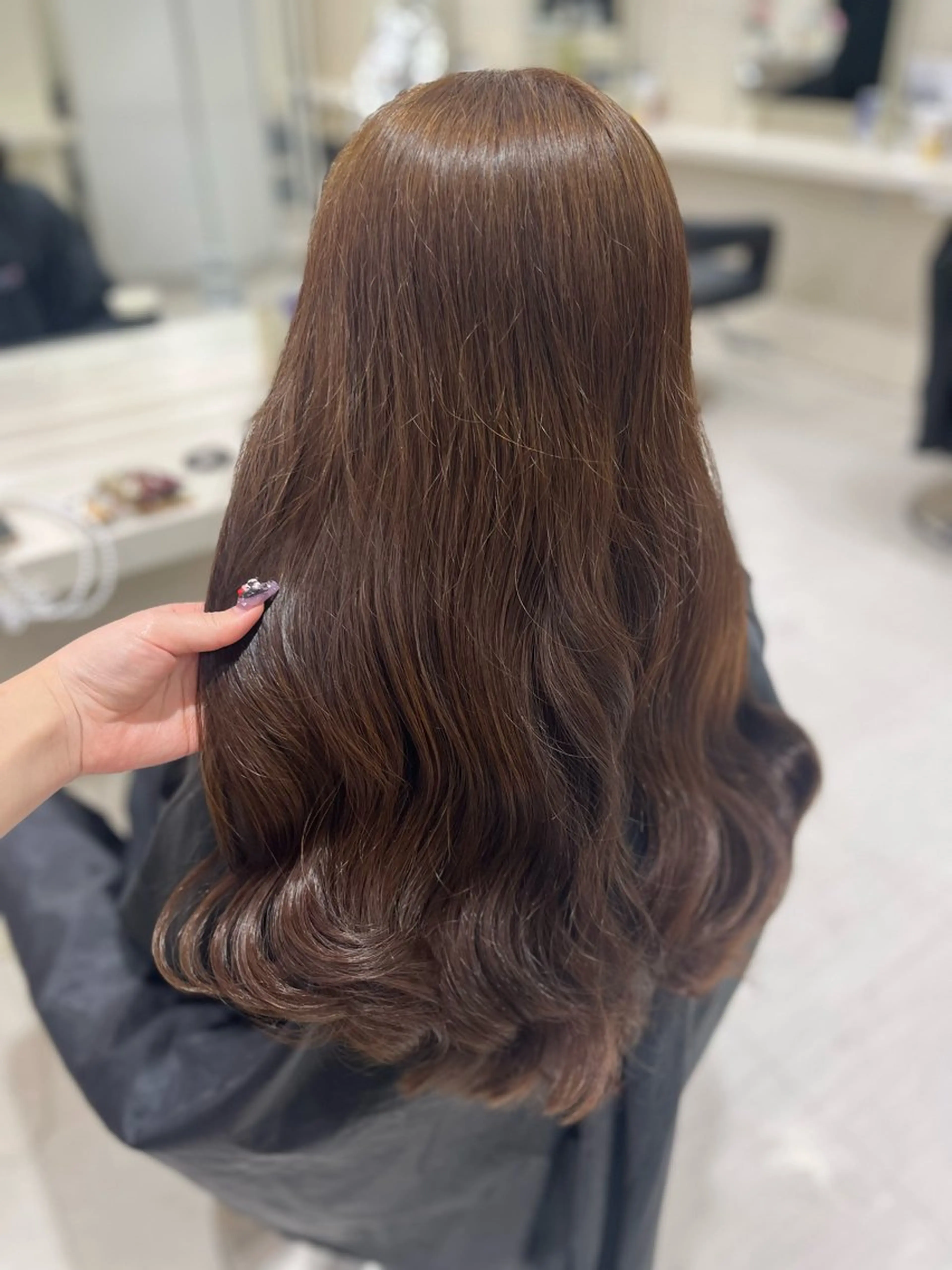 カラー ヘアカラー トリートメント ベージュ・ラベンダー カラー🎀りりのヘアスタイル