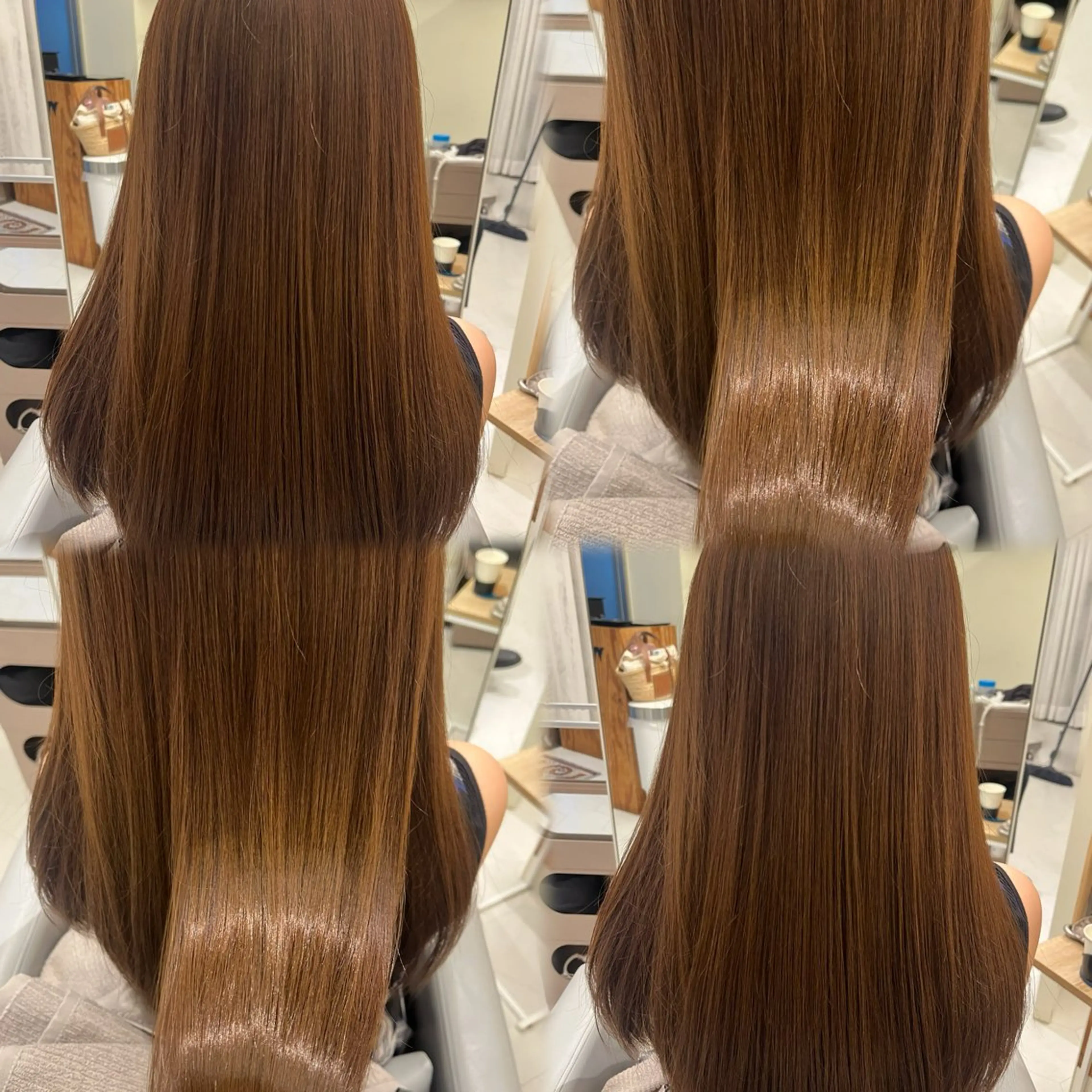 🔥敏感肌対応❤️カット+ノンジアミンリタッチカラー✨ダメージレスで艶感MAX♪大人可愛い髪へ❤️(シャンプーブロー込の写真