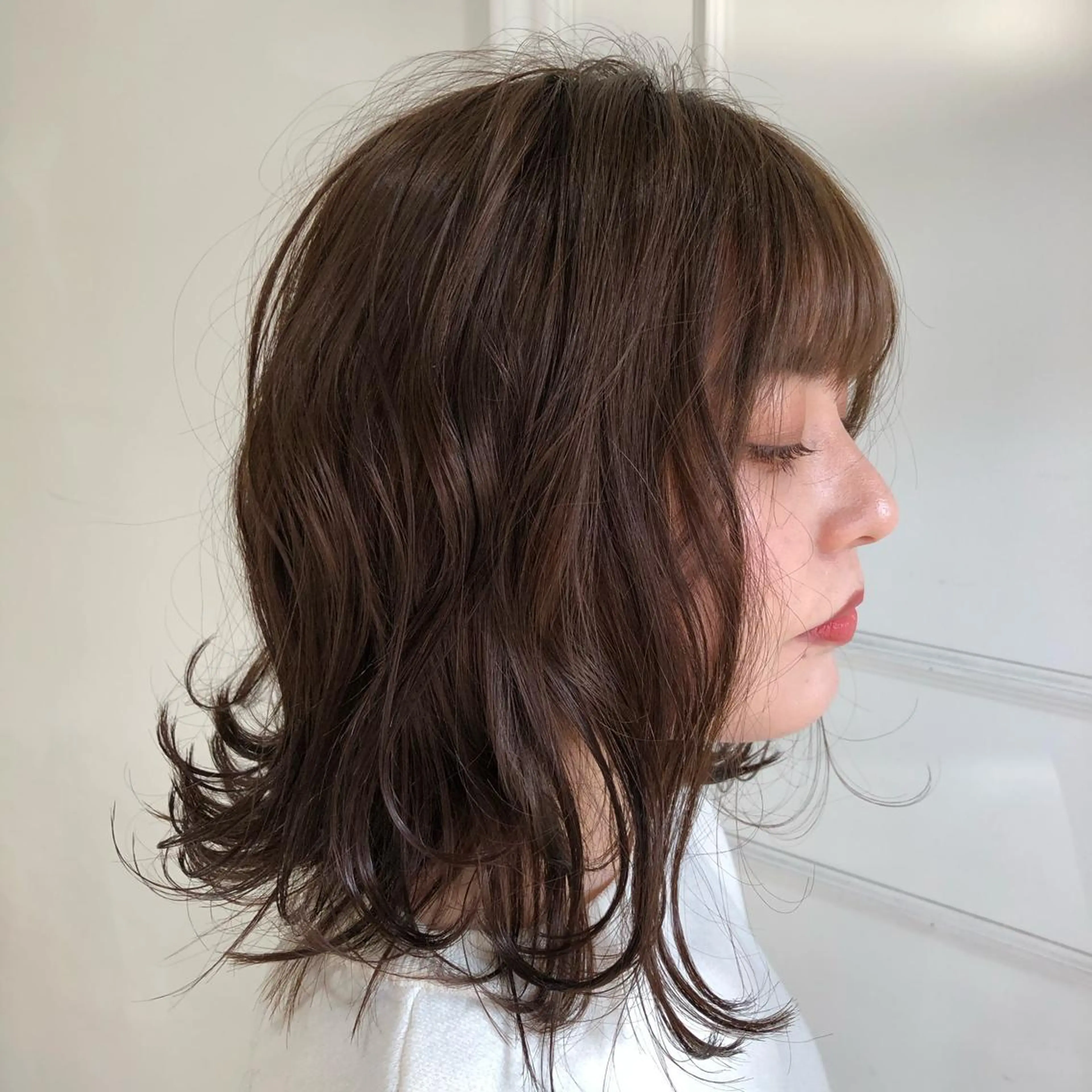 ミディアム 三宅 涼馬のヘアスタイル