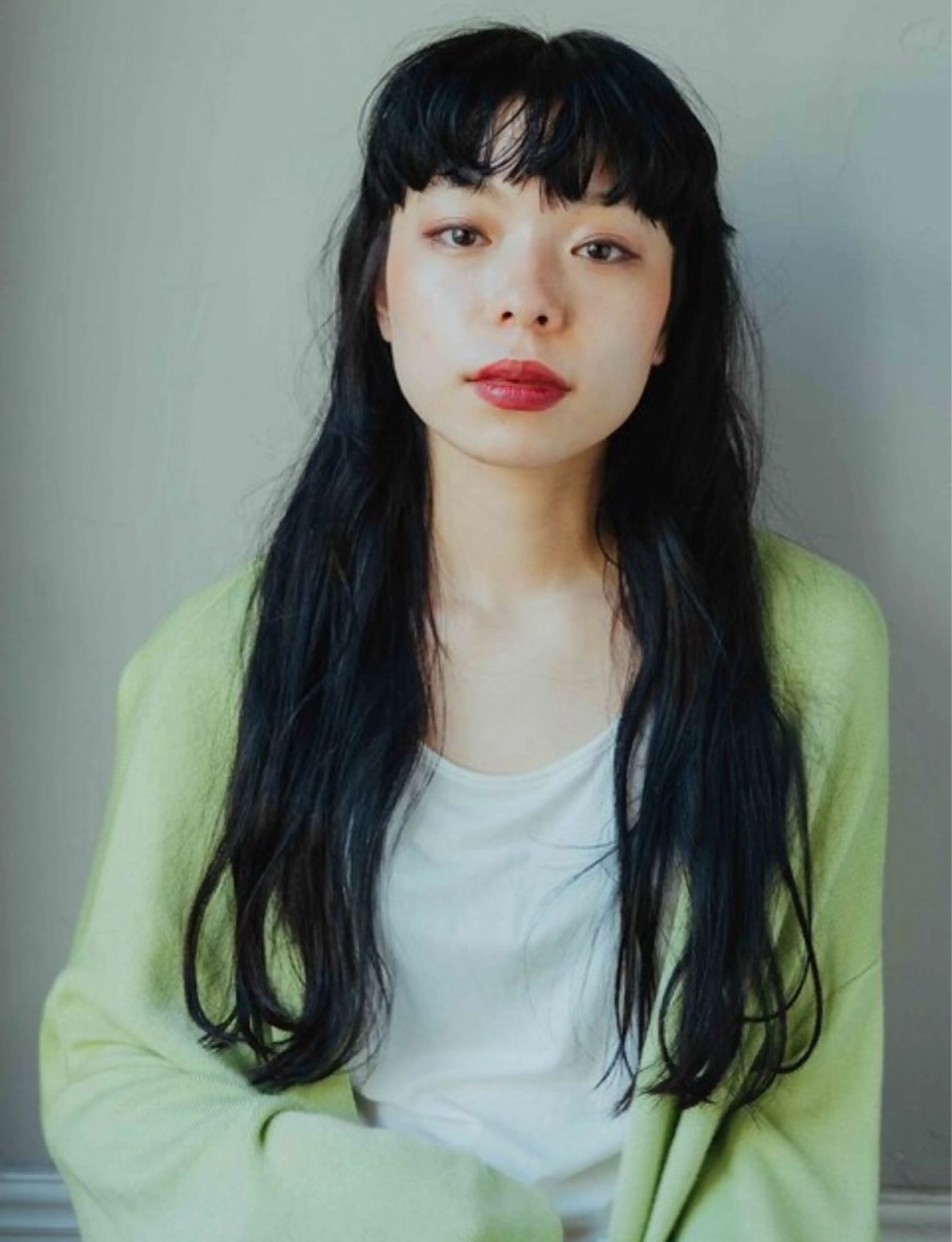 ロング カラー 透明感カラー/ くびれヘア/ユウユのヘアスタイル