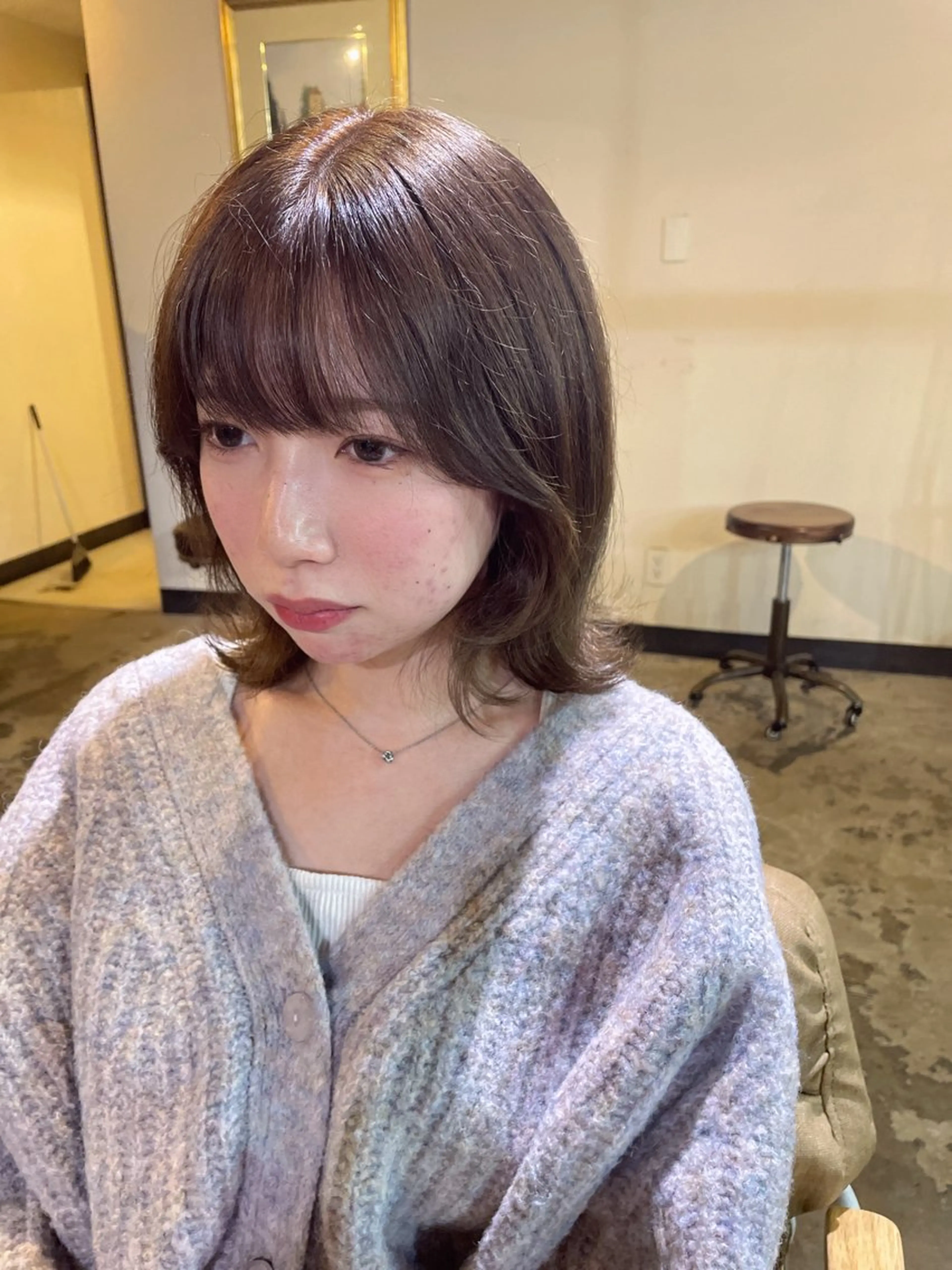 カラー La fith hair ray 札幌店所属・顔まわり/W カラー/リョウのヘアスタイル