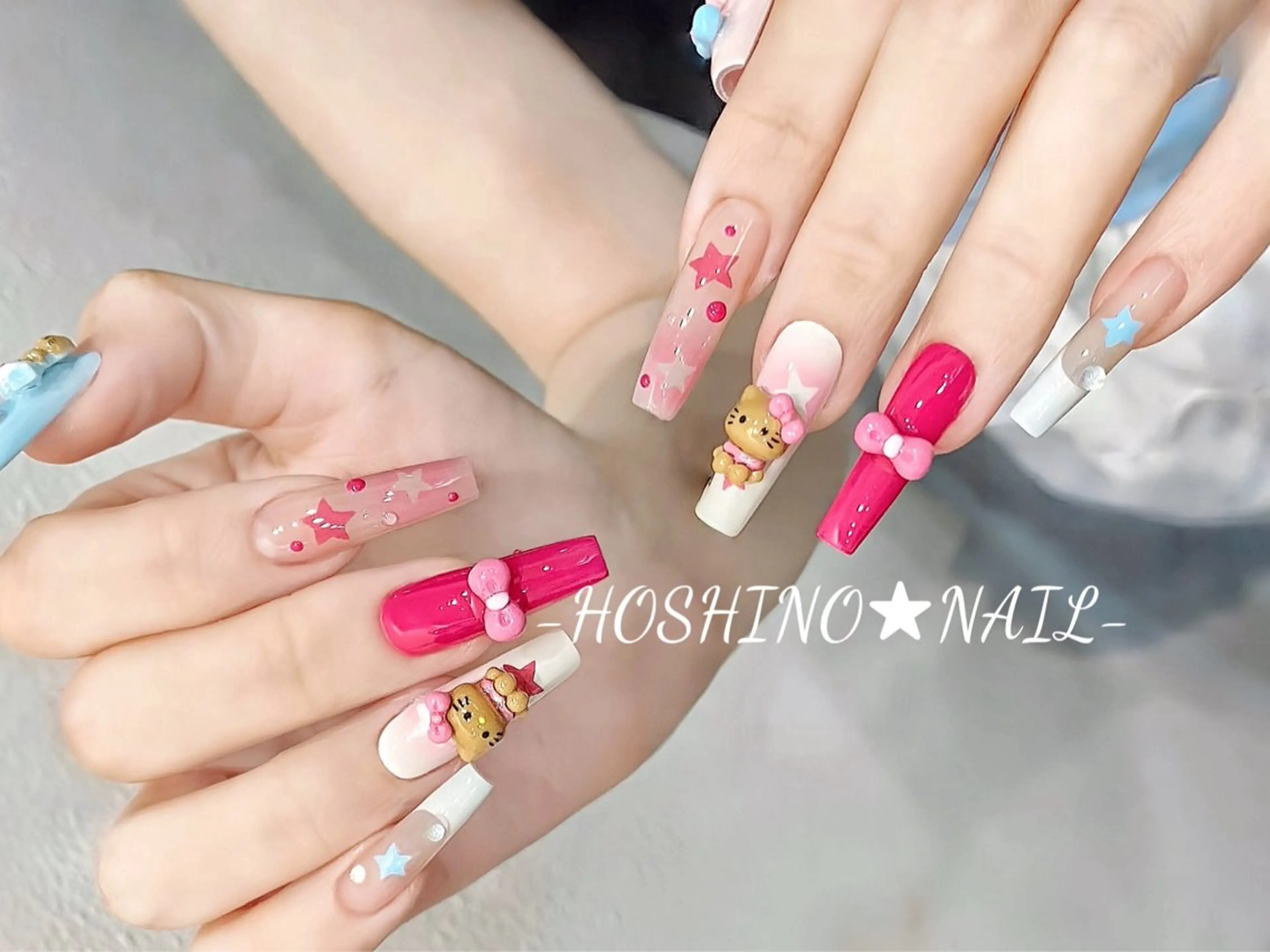 ネイル 長さ出し フットネイル フレンチネイル ジェルネイル 韓国ネイル ハンドネイル ★HOSHINO NAIL★新宿店のネイルデザイン