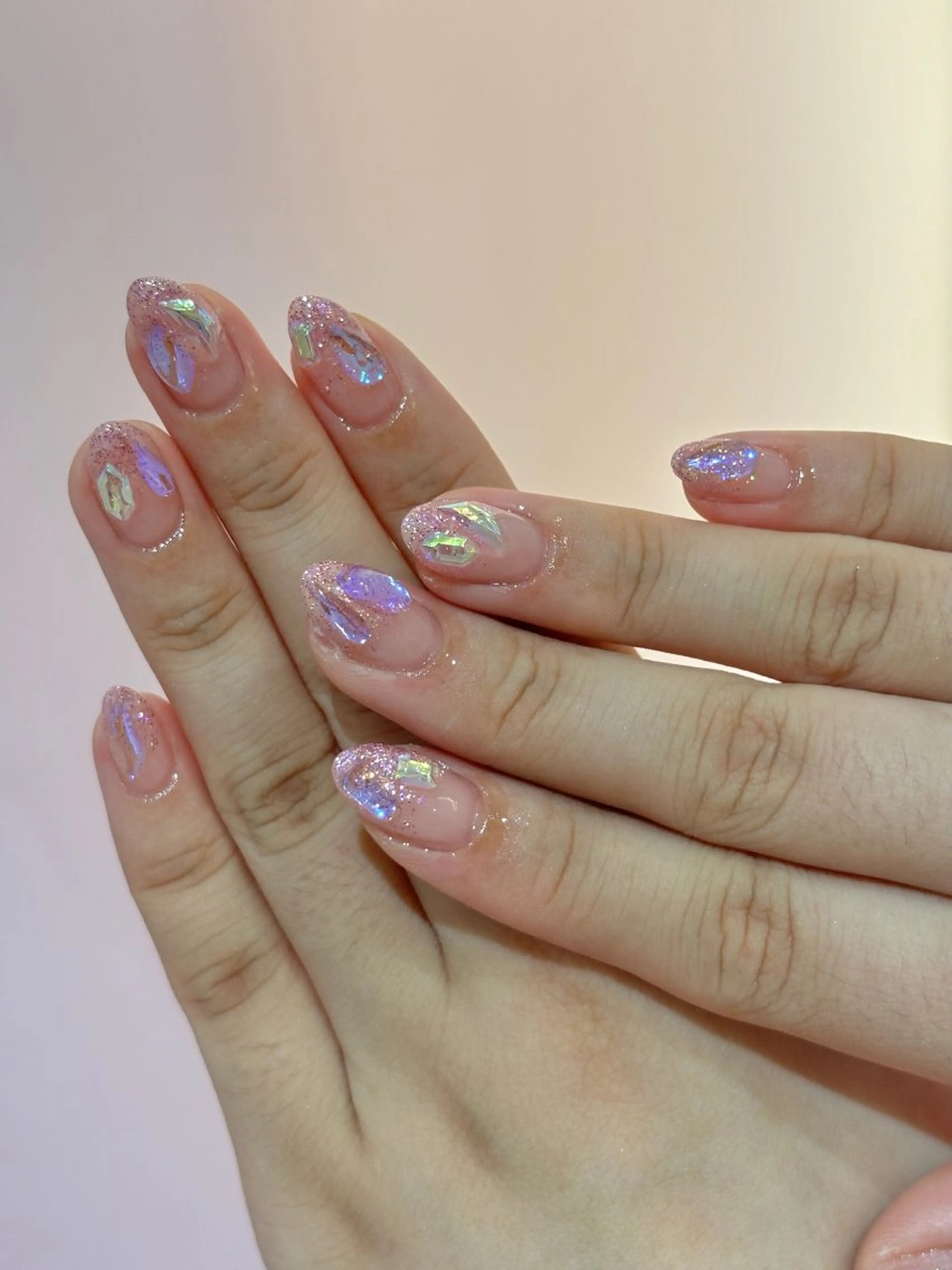ネイル キラキラネイル ネイルサロン Lancilのネイルデザイン