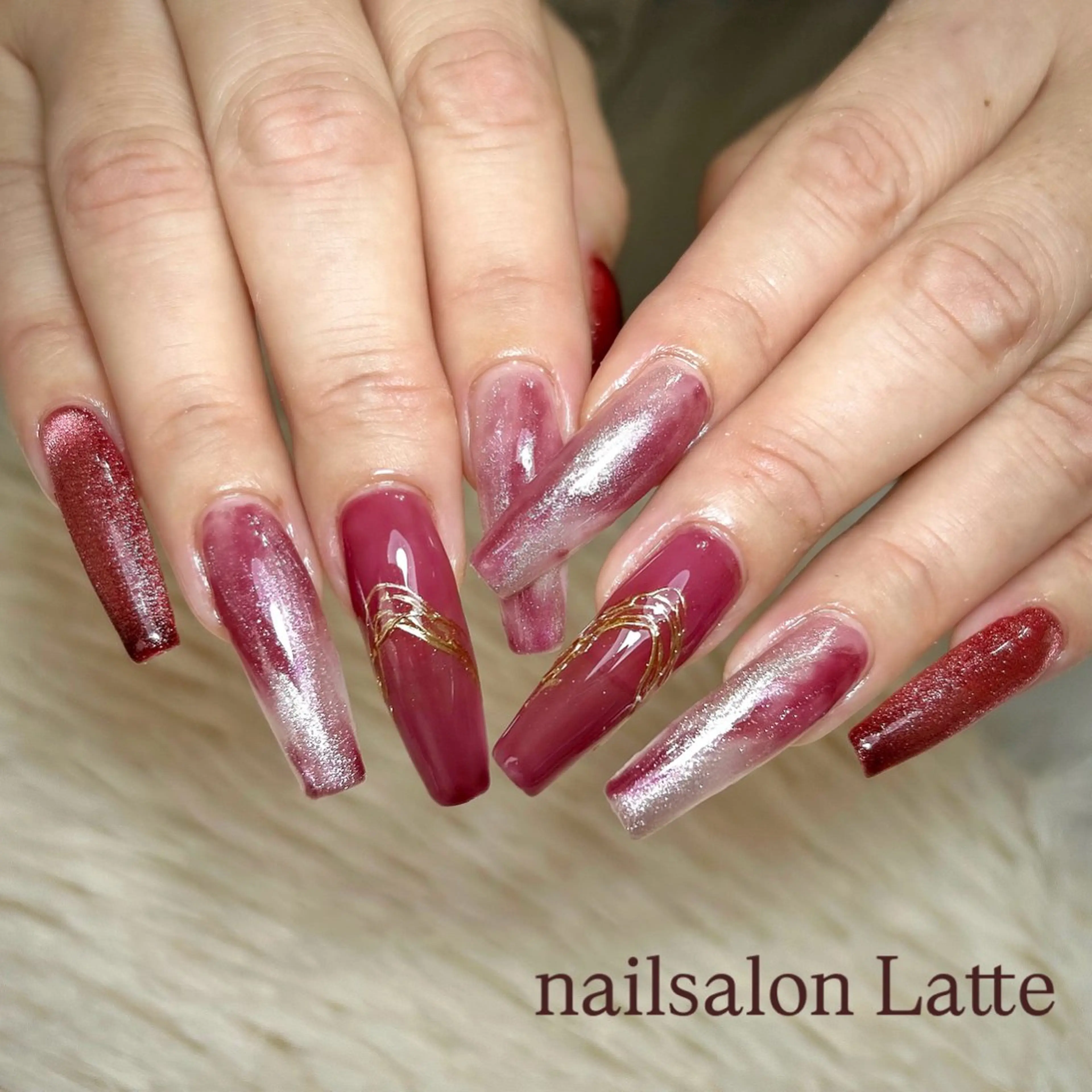 ネイル Nailsalon Latteのネイルデザイン