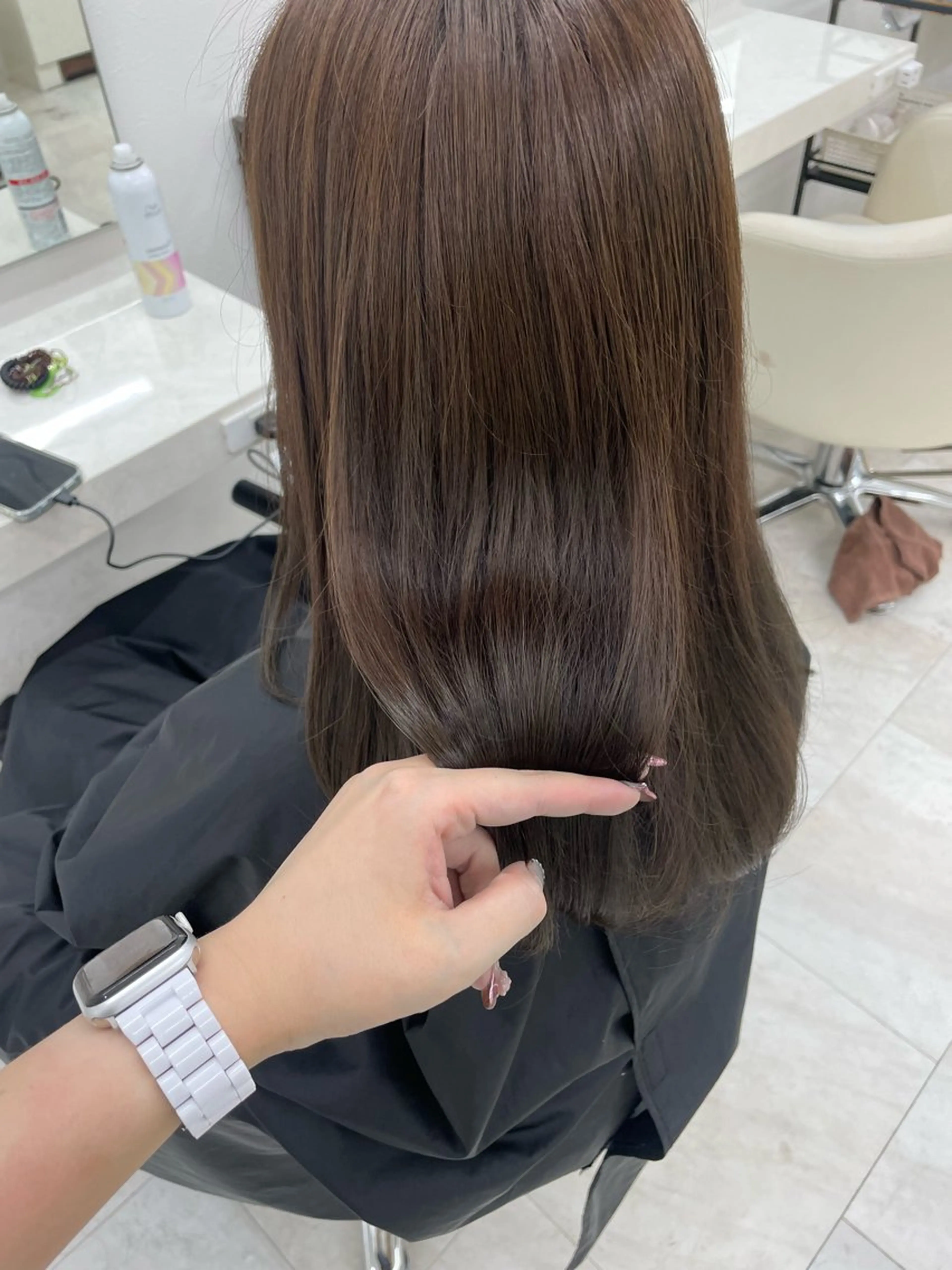 ロング カラー AITOKYO Ｓ渋谷所属・渋谷/ハイトーン/ ブリーチ/歩夢のヘアスタイル