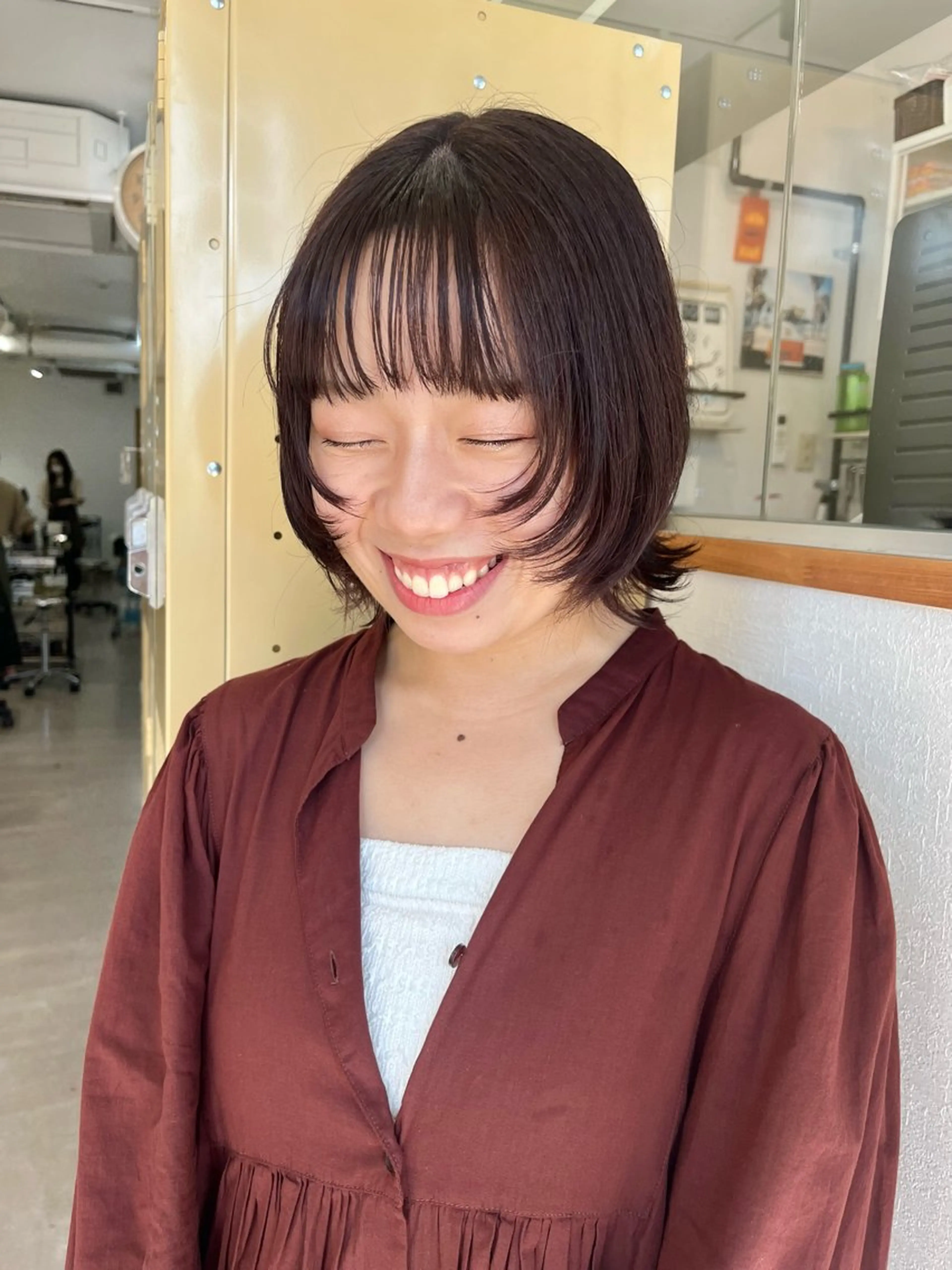 ショート カラー カット ヘアカラー トリートメント 🌼sunc HINAMI🌼のヘアスタイル