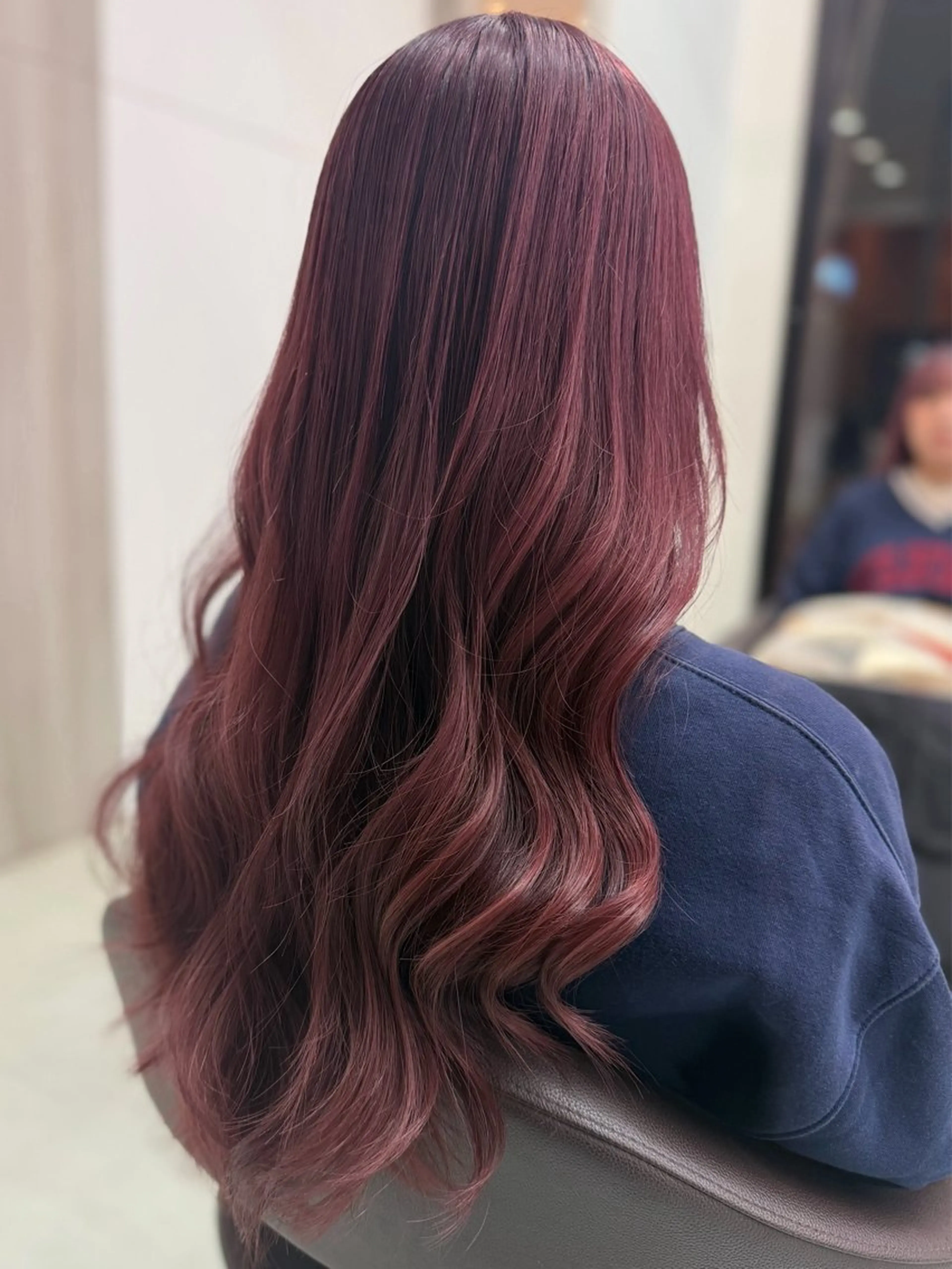 ロング カット ヘアカラー トリートメント wil西宮レイヤー 西村徹のヘアスタイル