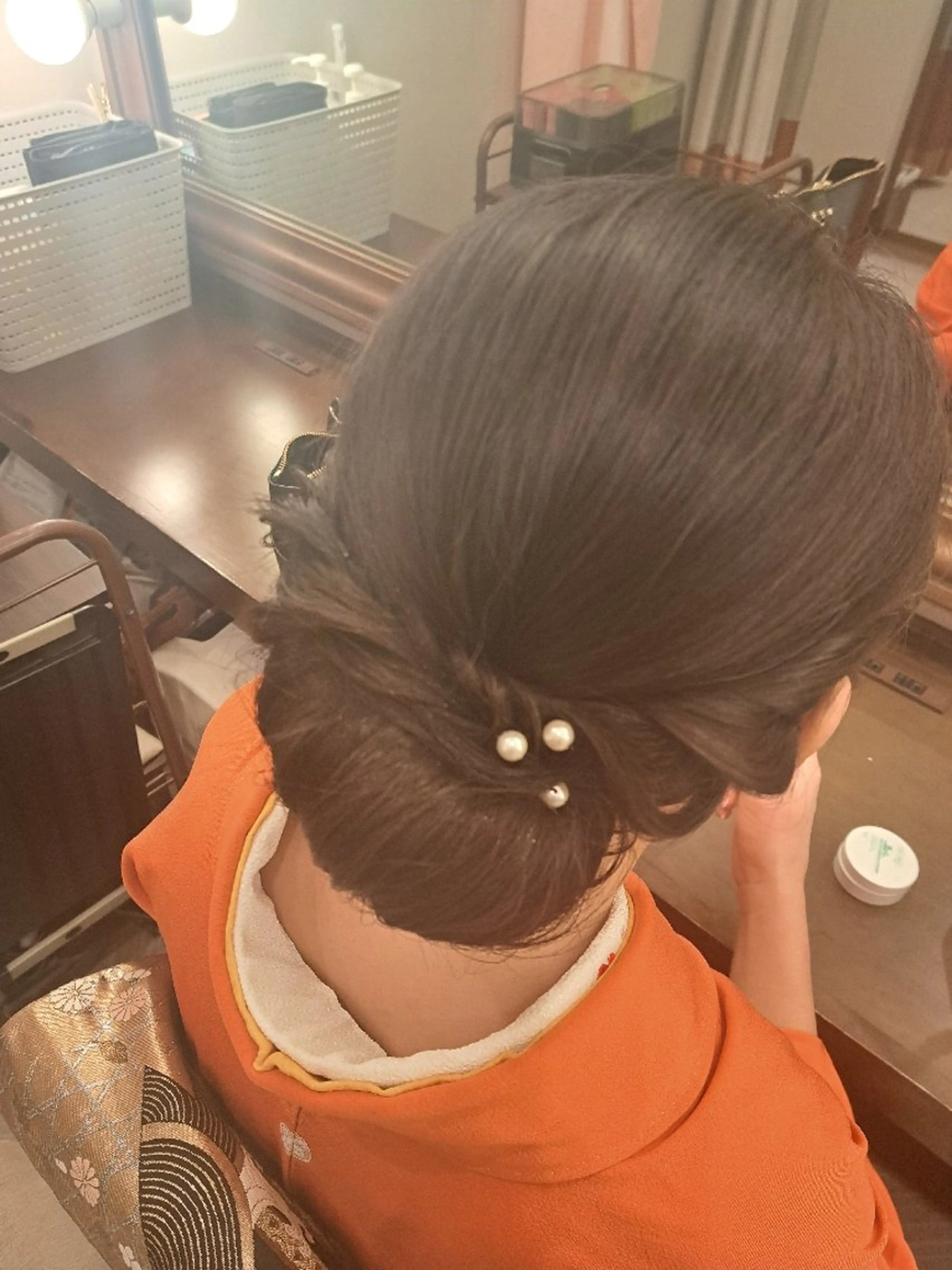 訪問着着付け+ヘアセットの写真