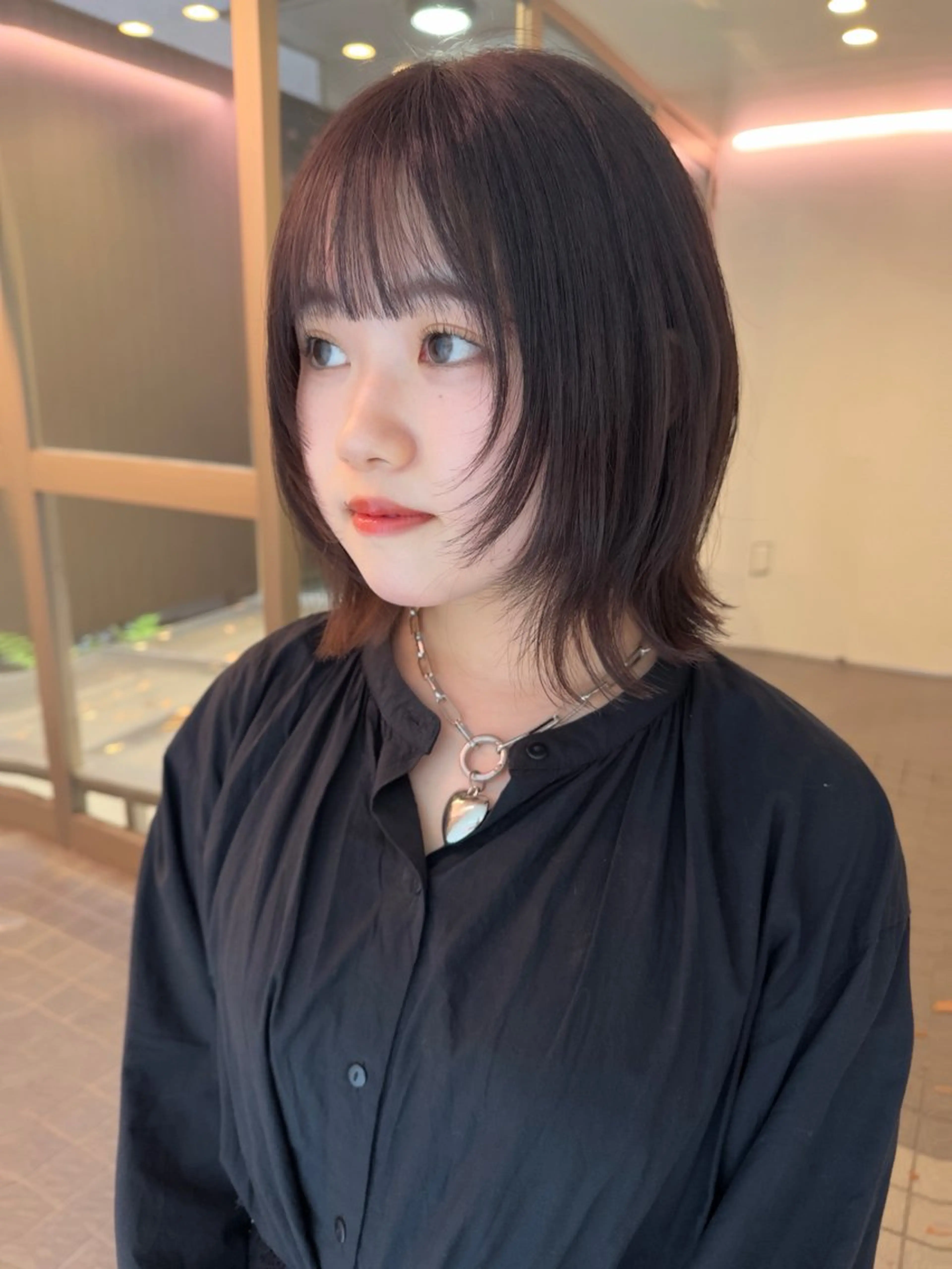 ショート ボブレイヤー ボブ レイヤーカット カット ヘアカラー FILMS所属・レイヤーボブ★ cocomoのヘアスタイル