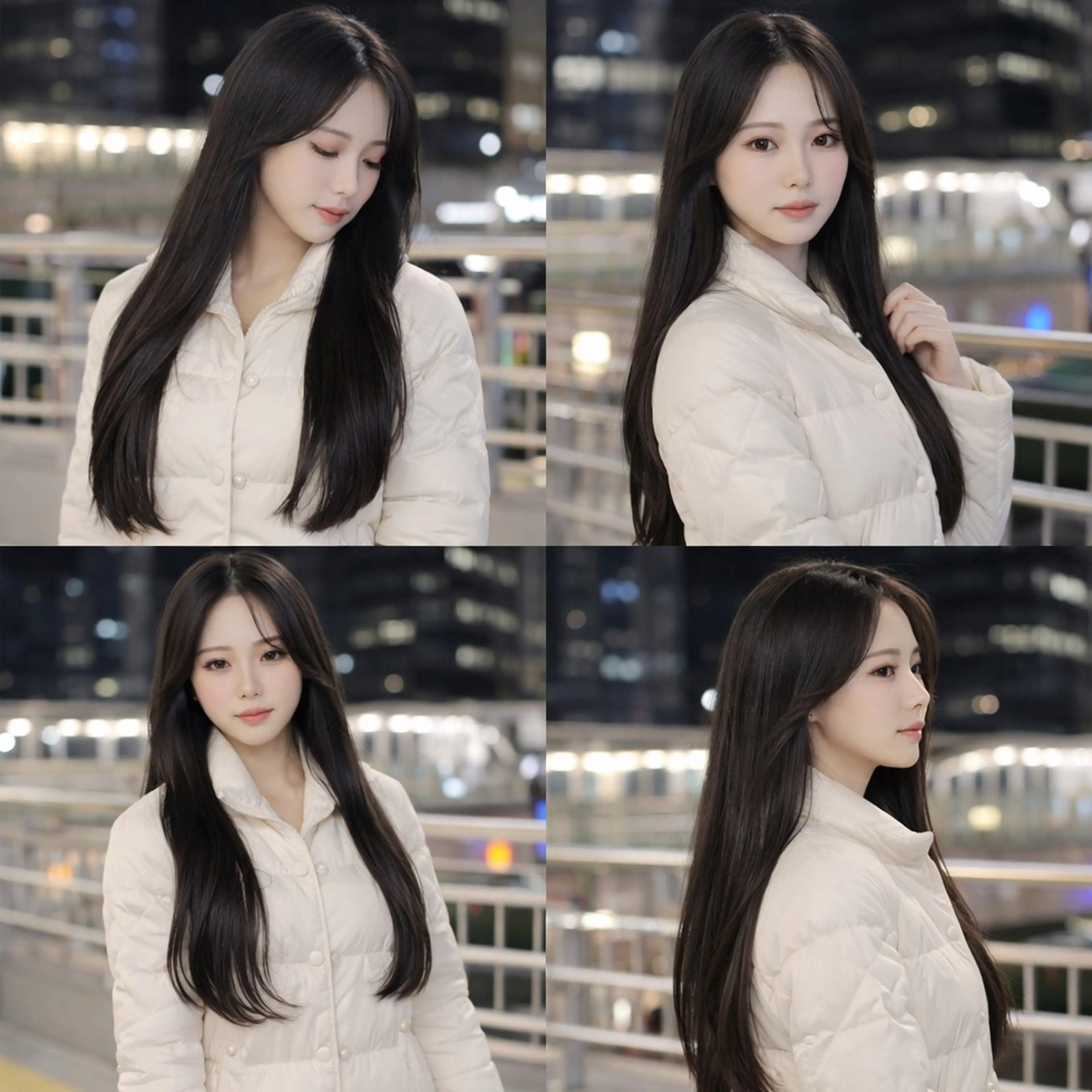 ロング 顔まわりレイヤー 髪質改善 韓国風ヘア レイヤーカット トリートメント カット ヘアカラー トリートメント ♦️髪質改善美髪矯正 💍谷口克也♦️のヘアスタイル