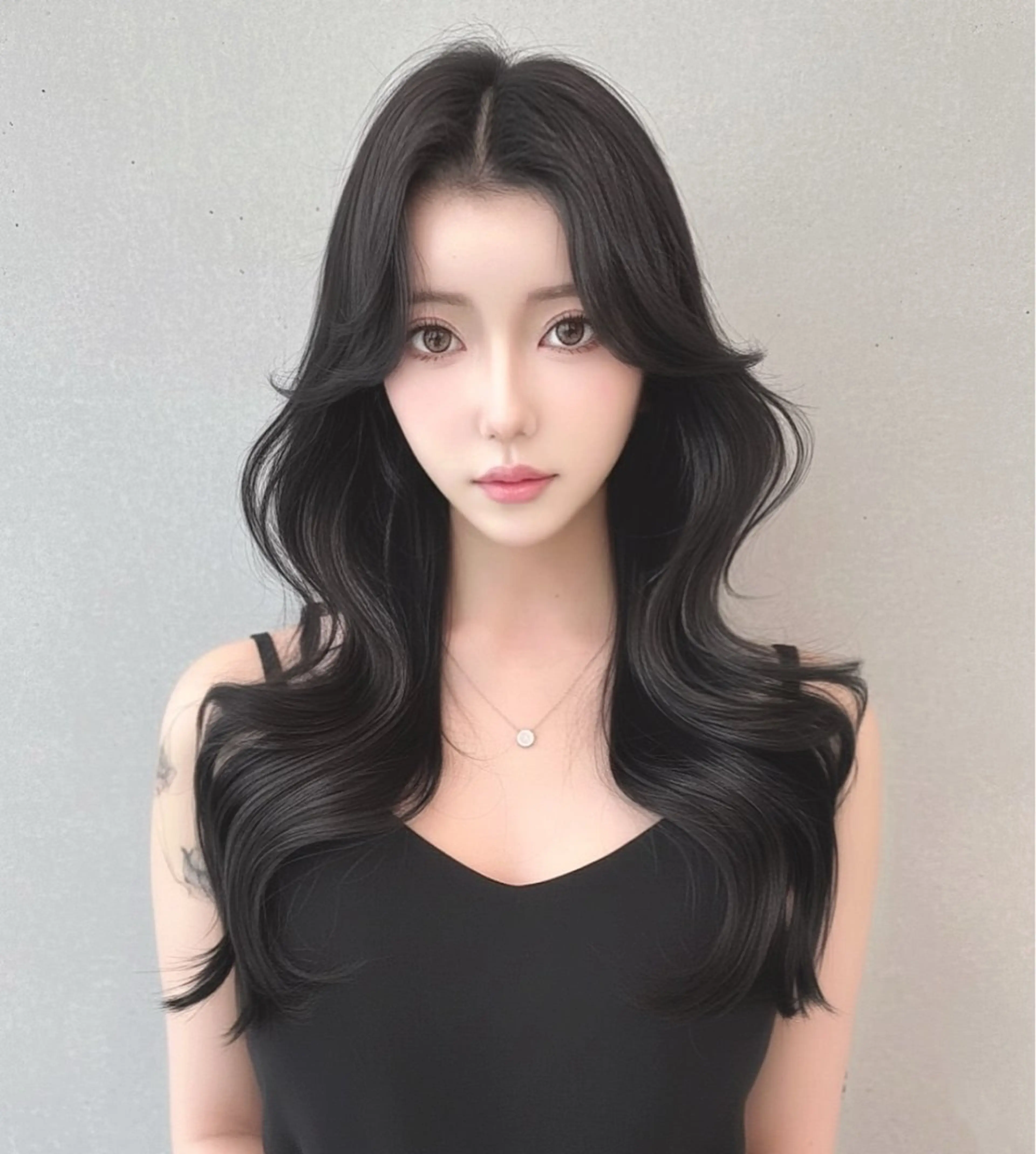 ロング カラー カット ヘアカラー トリートメント 韓国ヘア/髪質改善 TAKAHIROのヘアスタイル