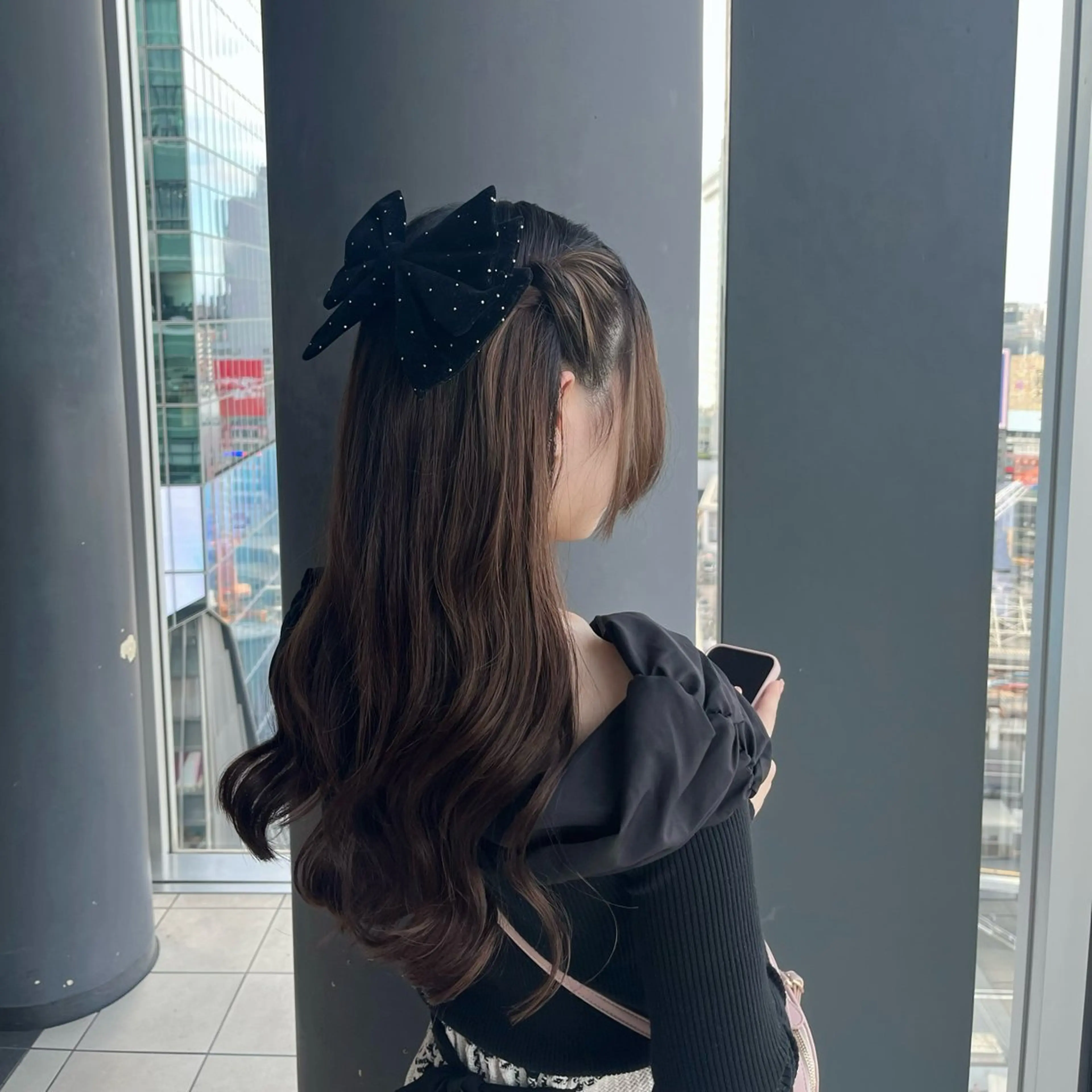 ヘアアレンジ 透明感♡暗髪カラー/ Kazuha🎀のヘアスタイル