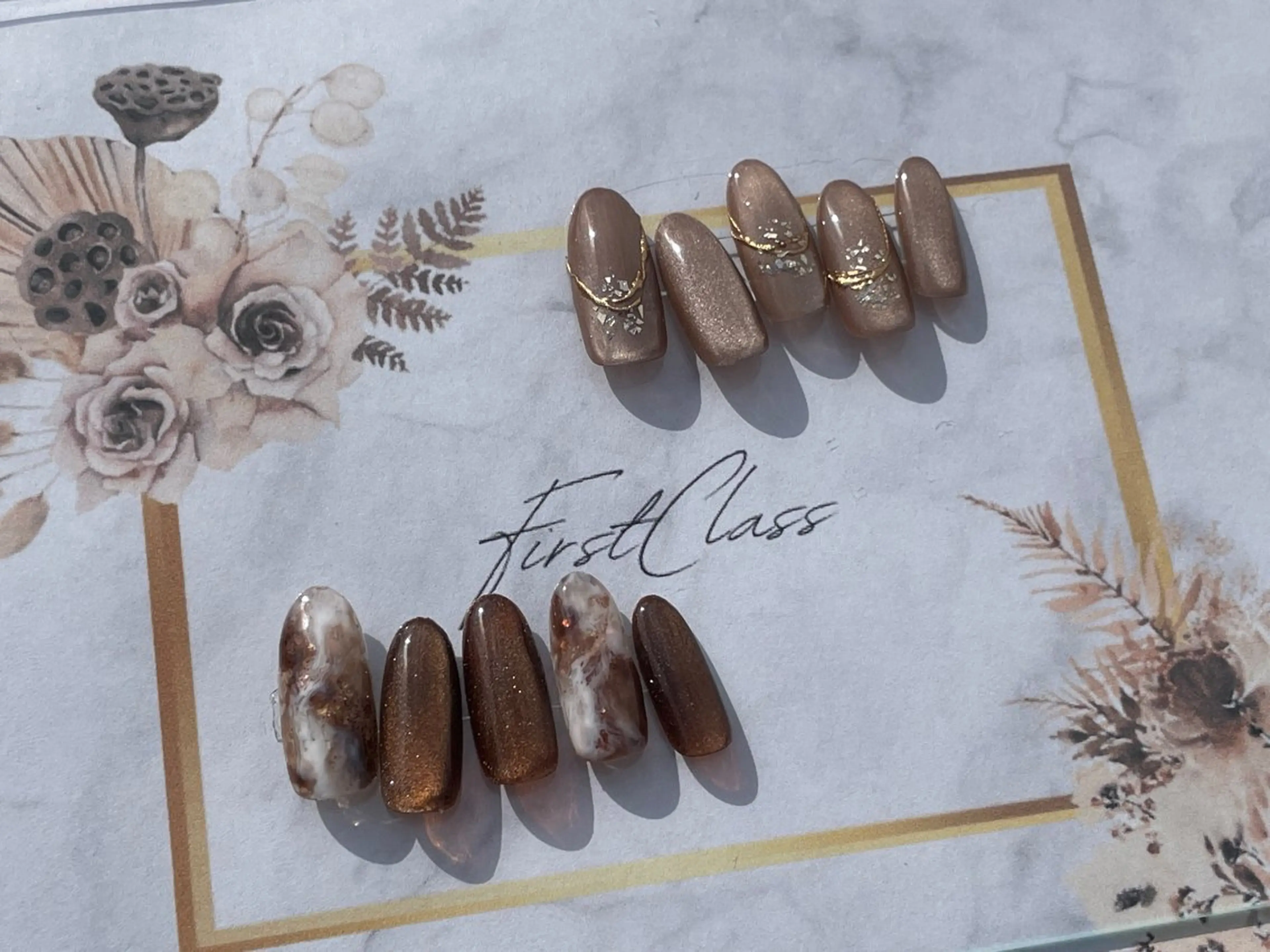 ネイル 長さ出し ハンドネイル 。 YURiのネイルデザイン