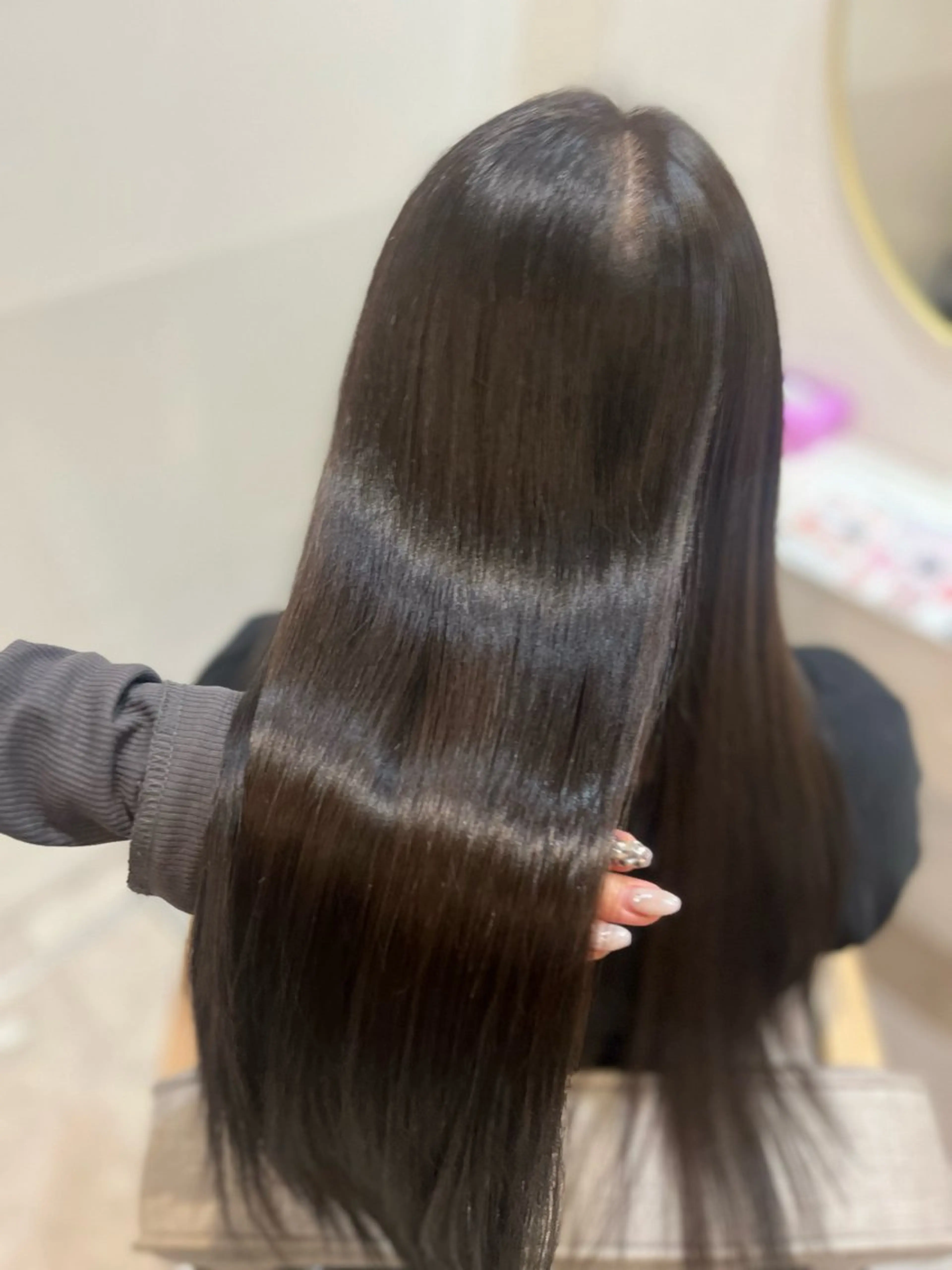 ロング 髪質改善 トリートメント トリートメント 🦋Yui🦋透明感 /艶カラー/髪質改善のヘアスタイル