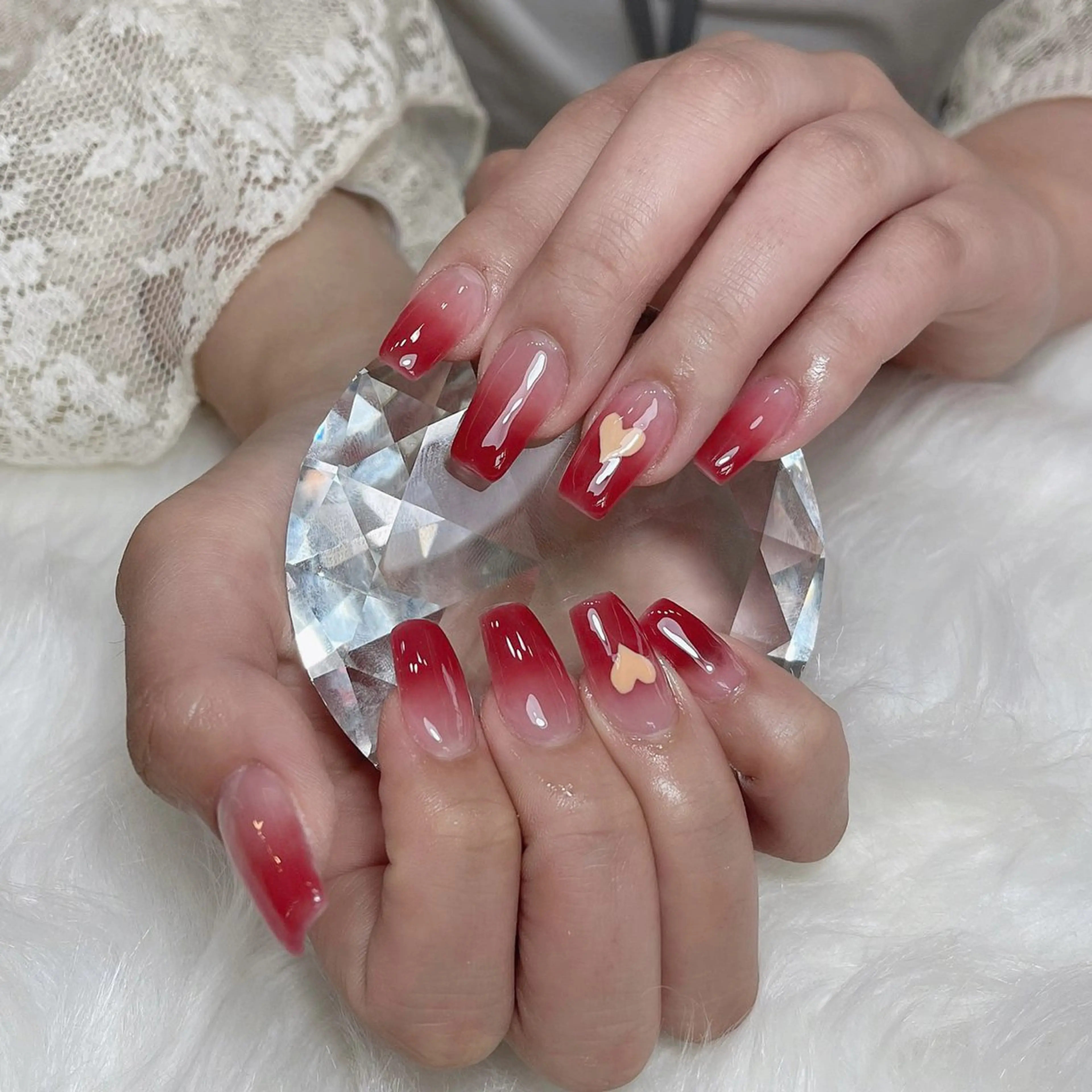 ★【自爪】グラデーションネイル(初回ソフトジェル付け替えオフケア無料)の写真