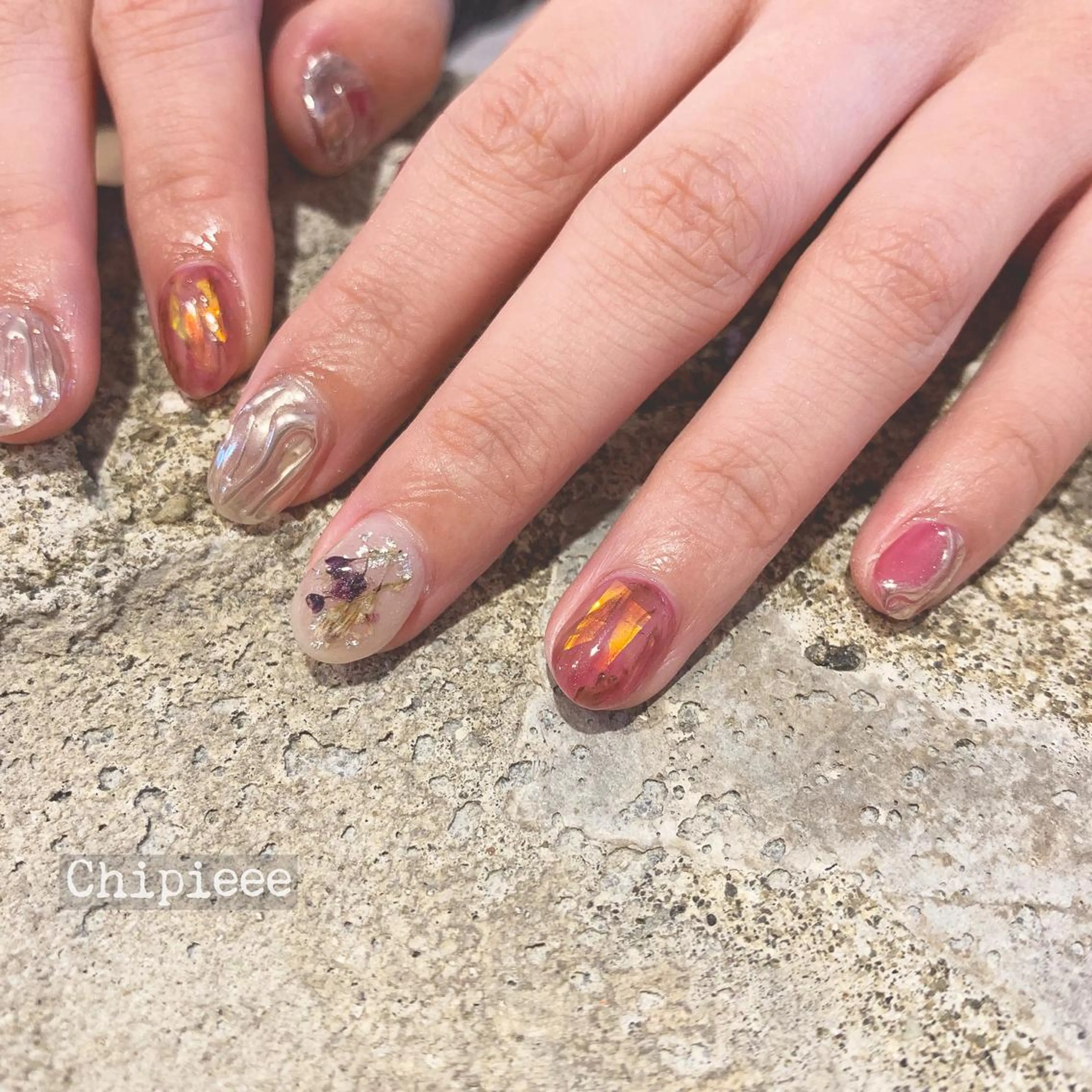 ネイル revia所属・ERI Nailistのネイルデザイン