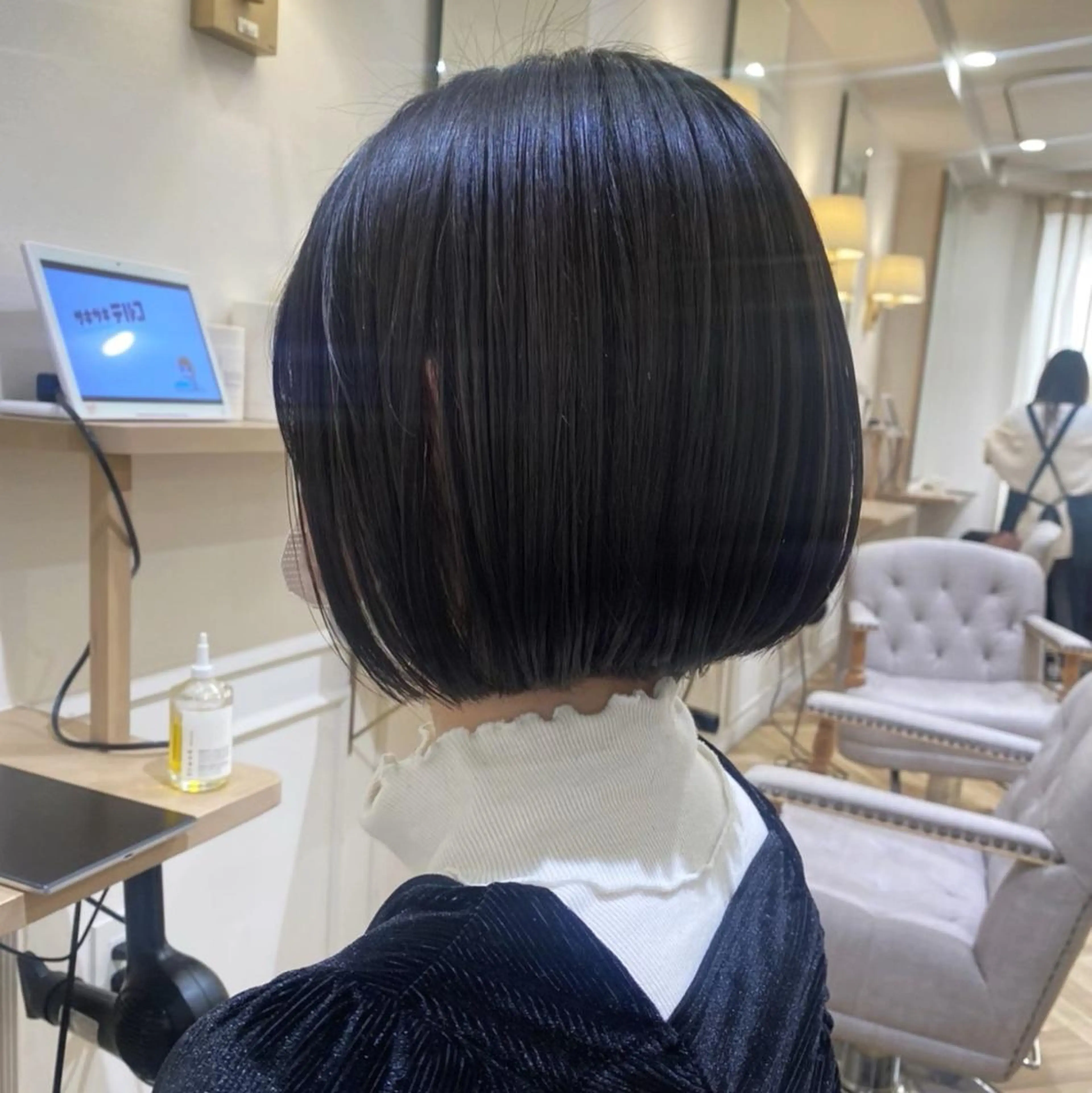 ショート カット ヘアカラー 韓国ﾍｱ&ｼｮｰﾄ ボブ💜桑原のヘアスタイル