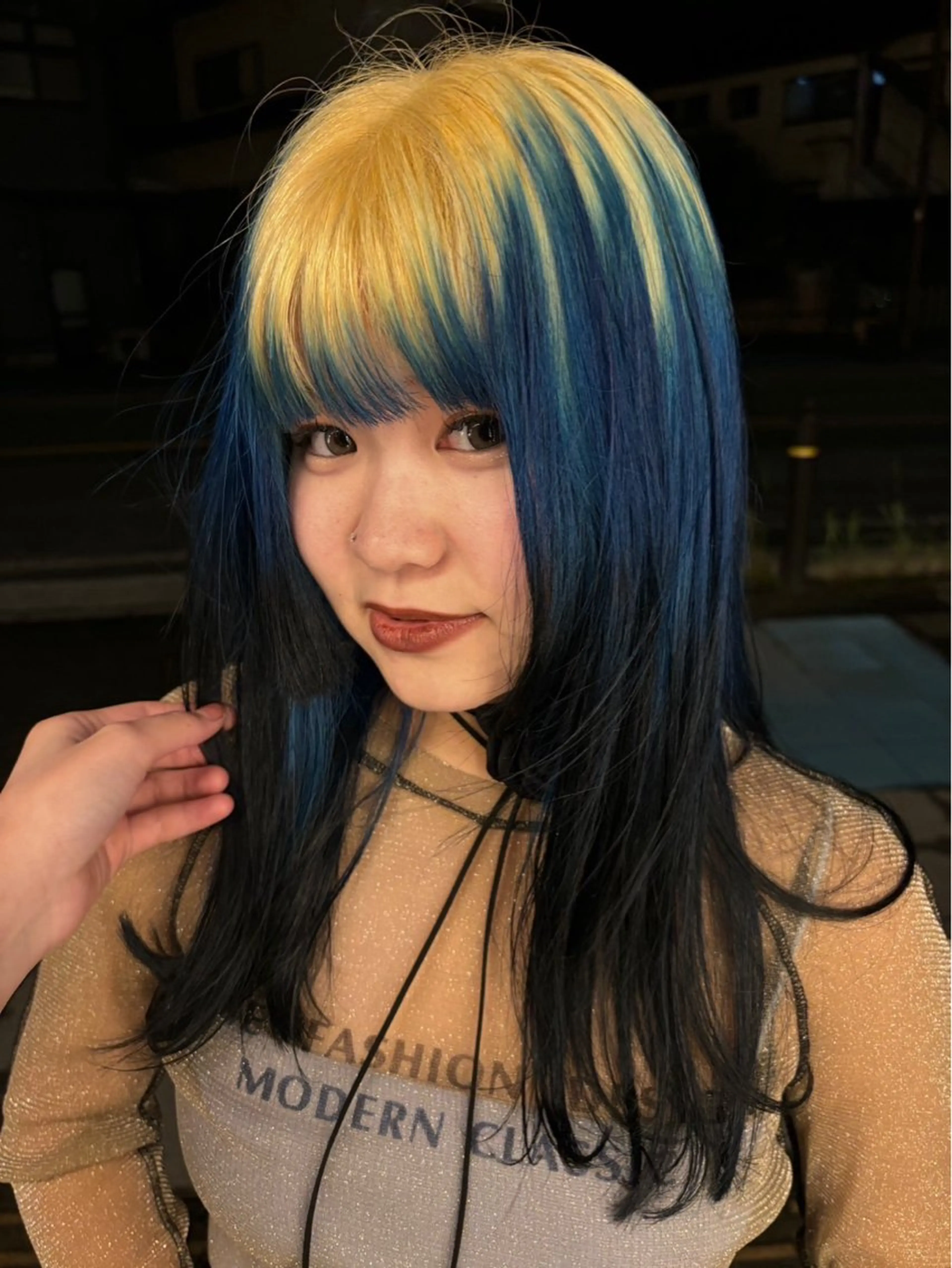 ロング カラー ブルーバイブレーション所属・中山 美空🌙のヘアスタイル