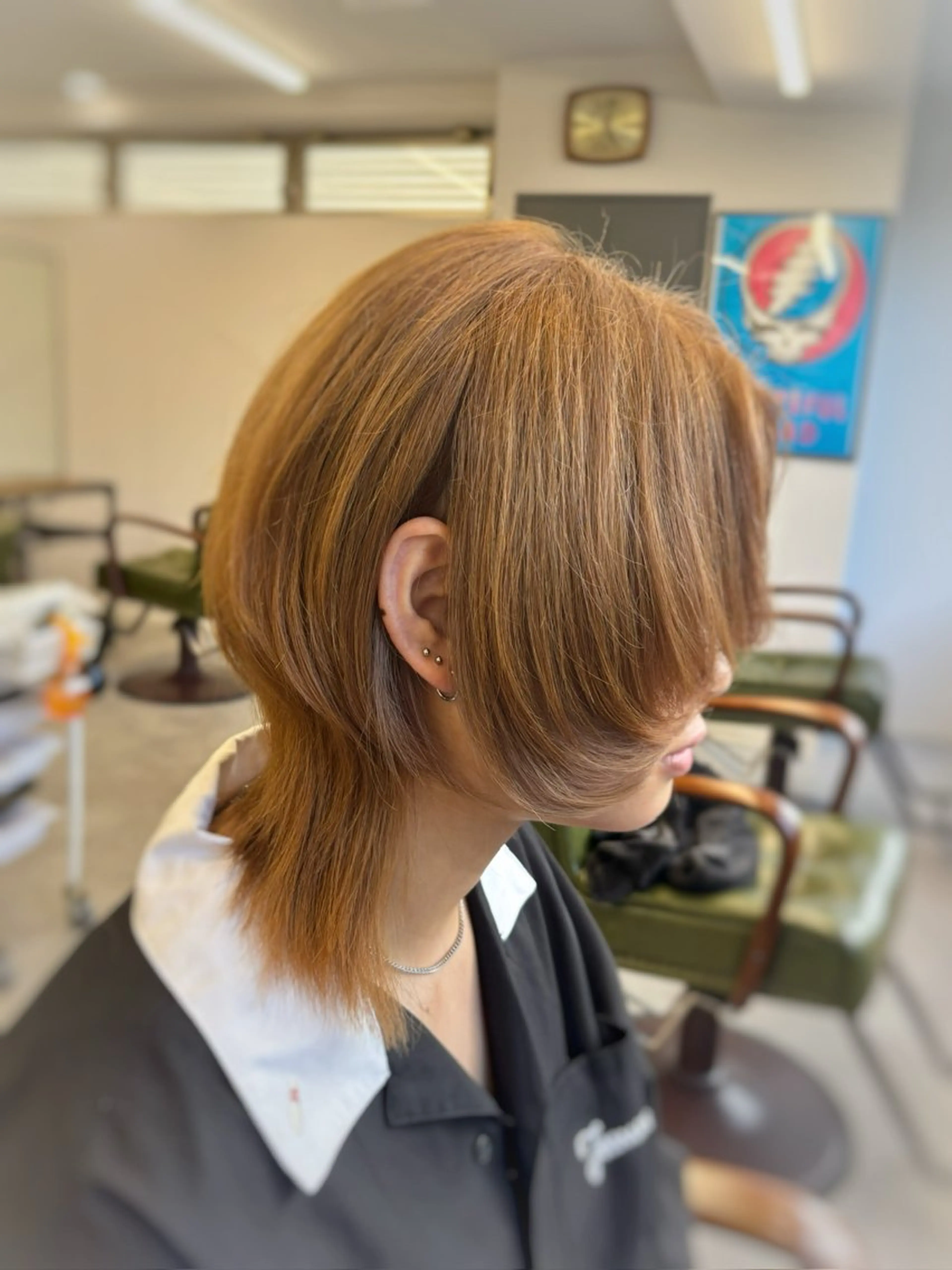 ミディアム カラー 🫧美髪矯正/ 髪質改善/藤平健太のヘアスタイル