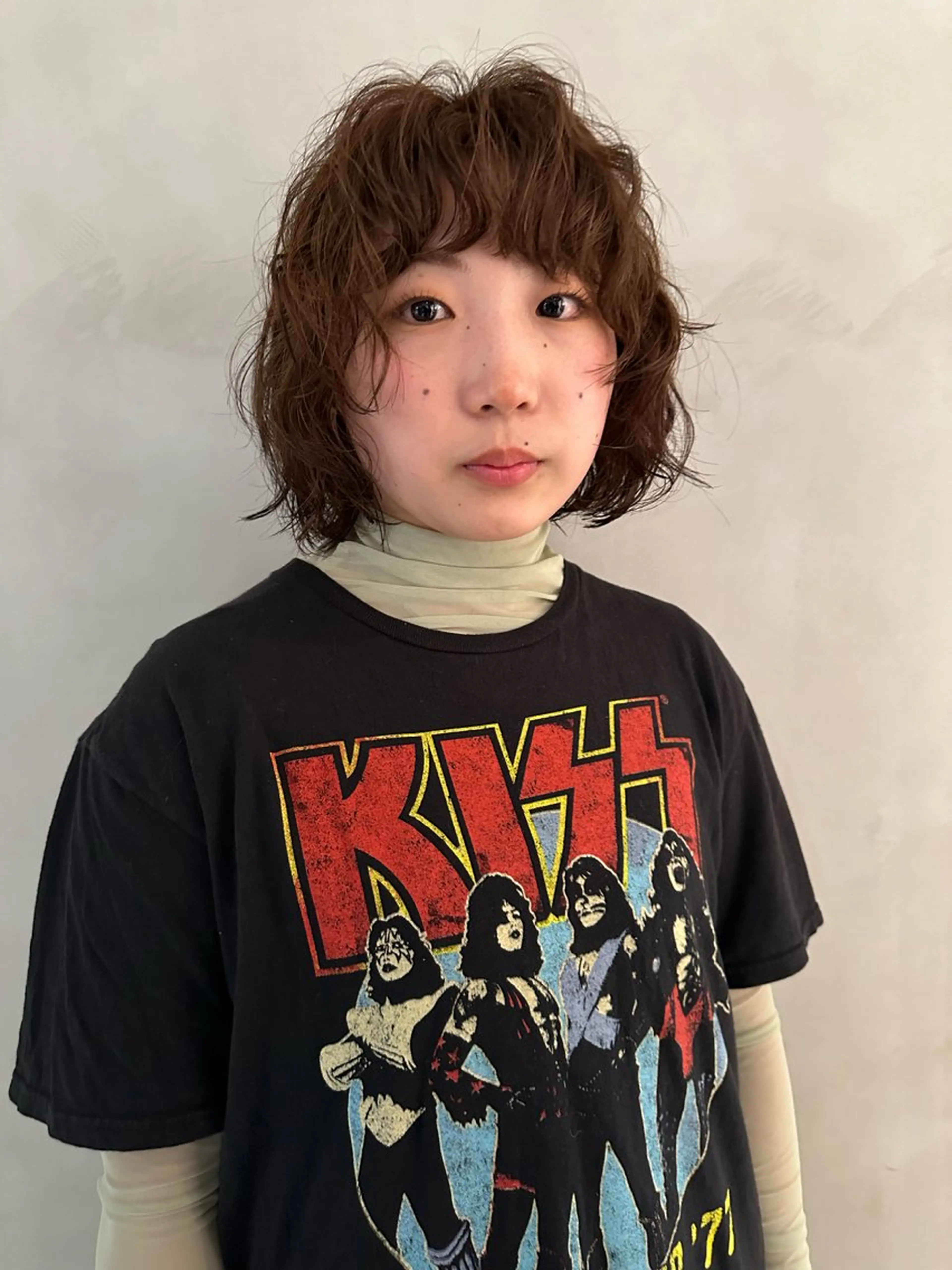 ショート パーマ 瓜谷 亮磨のヘアスタイル