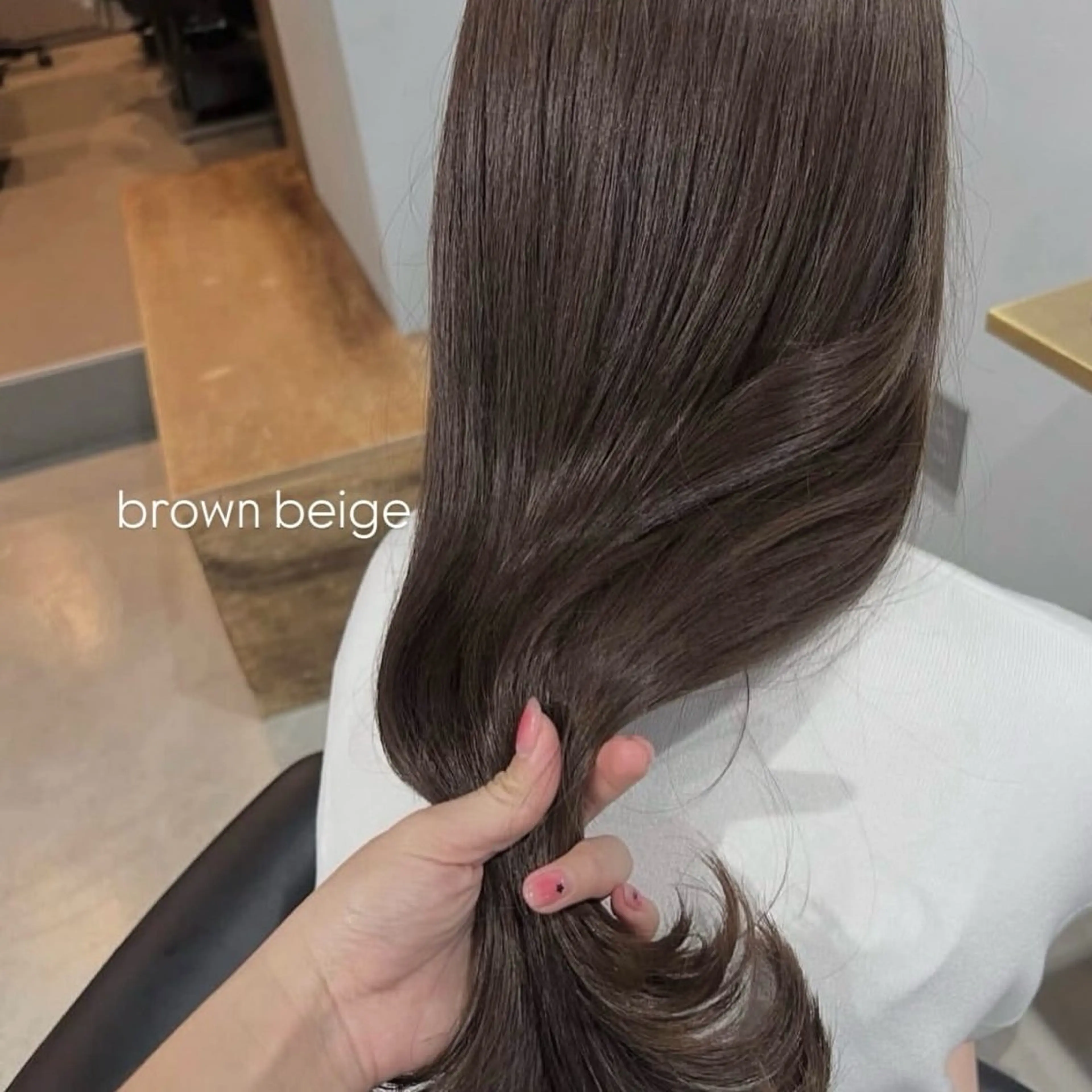 《ご新規様限定》🌷似合わせカット+透明感ケアカラー+TOKIOトリートメント🌷レイヤー/ボブ/オリーブベージュ…exの写真