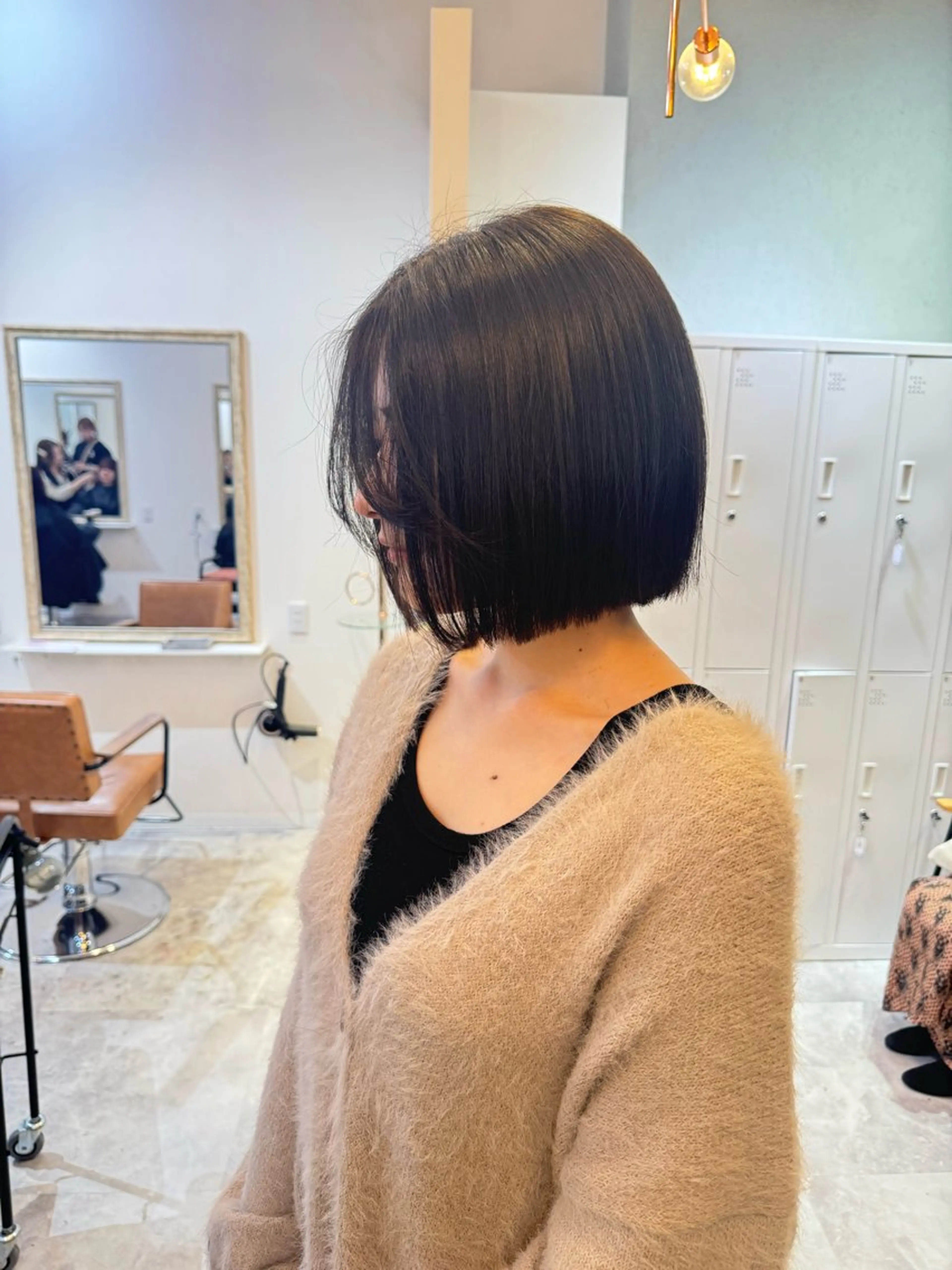 ショート 赤み無し柔らかカラー 【梅田】madokaのヘアスタイル