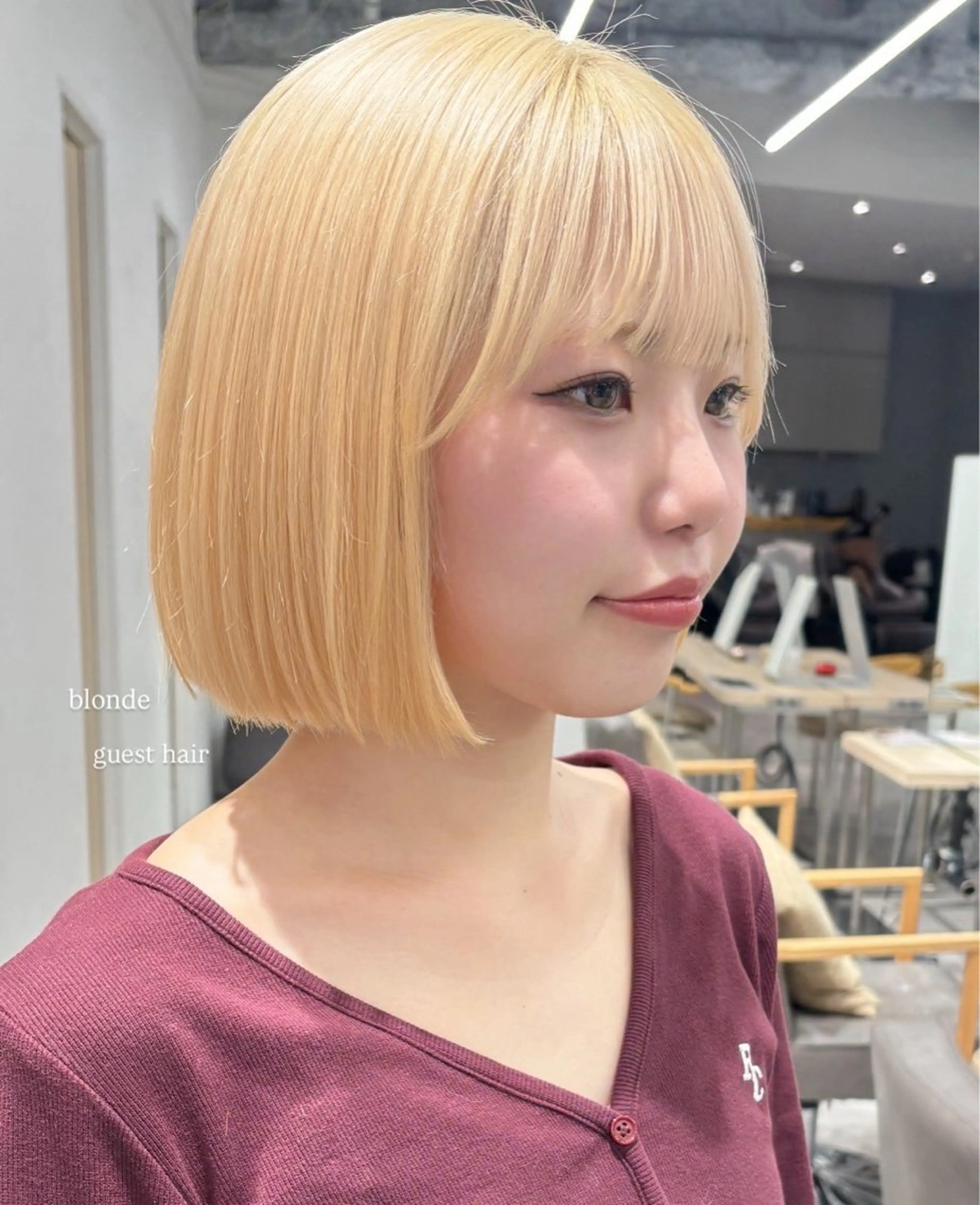 ショート カラー ばんちなつ / ボブ/透明感カラーのヘアスタイル