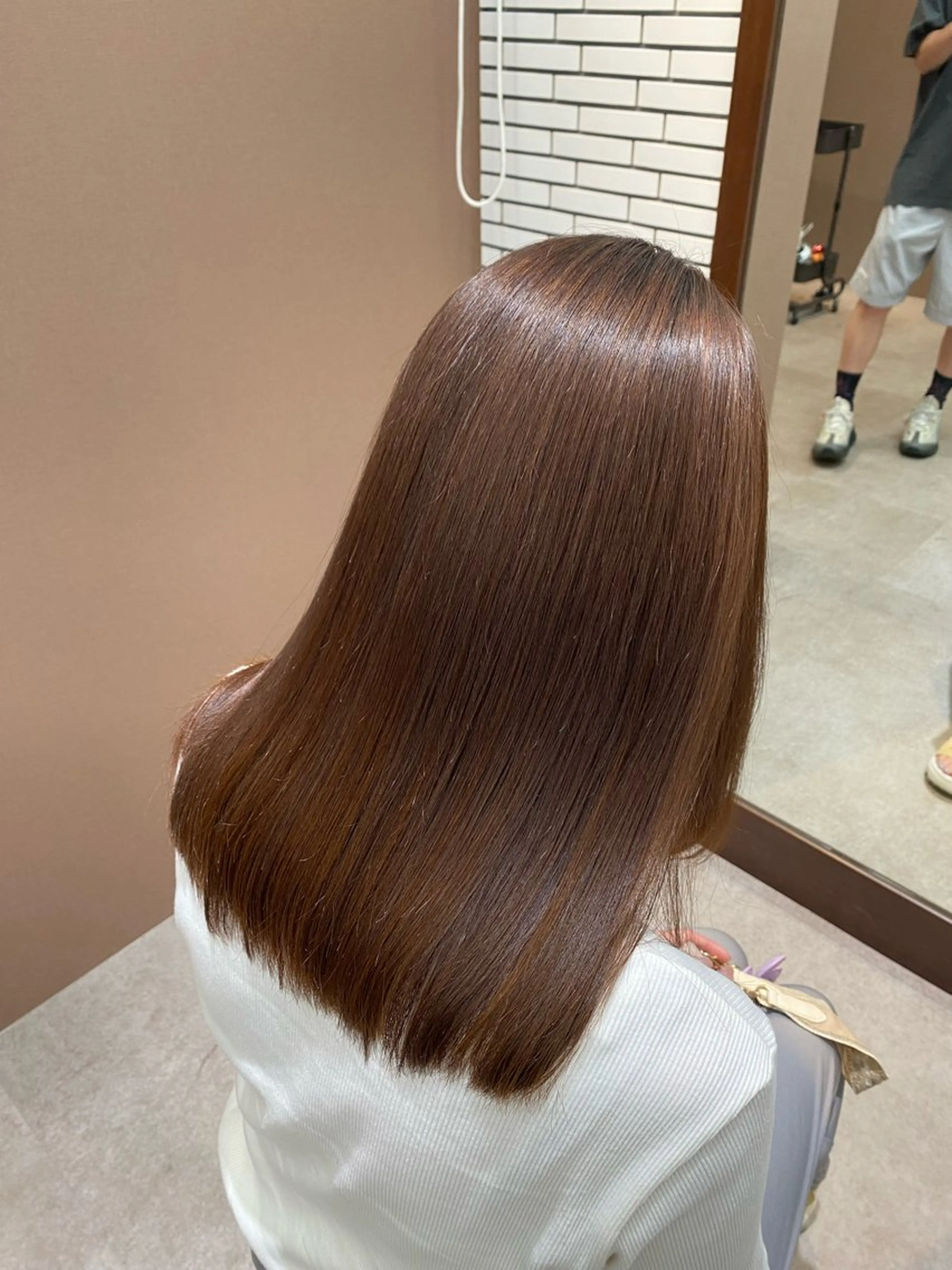 セミロング Sourire小倉所属・Sourire小倉 なかしまひかるのヘアスタイル